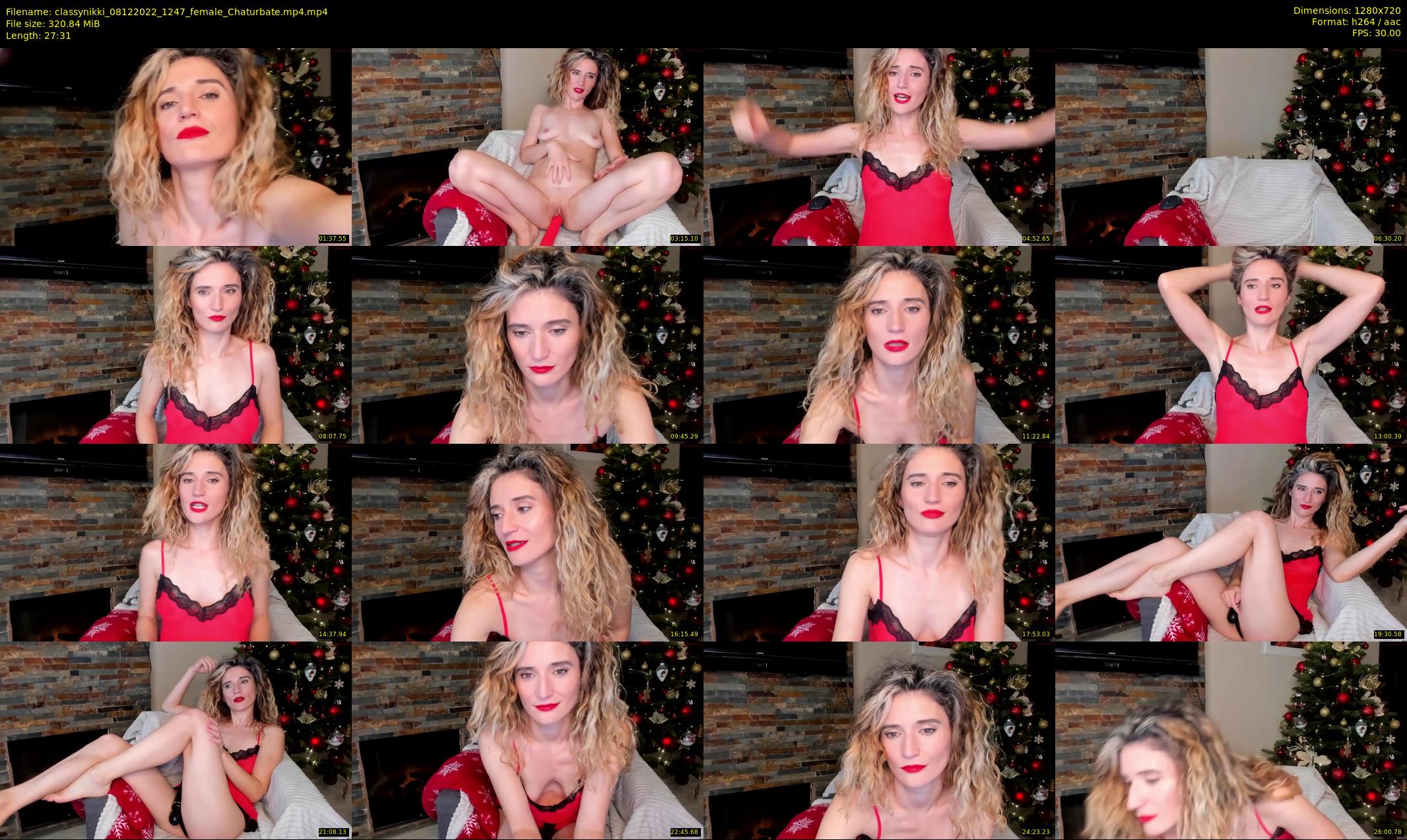 classynikki — 28 minute Chaturbate female cam show recording, 720p, Dec 8, 2022