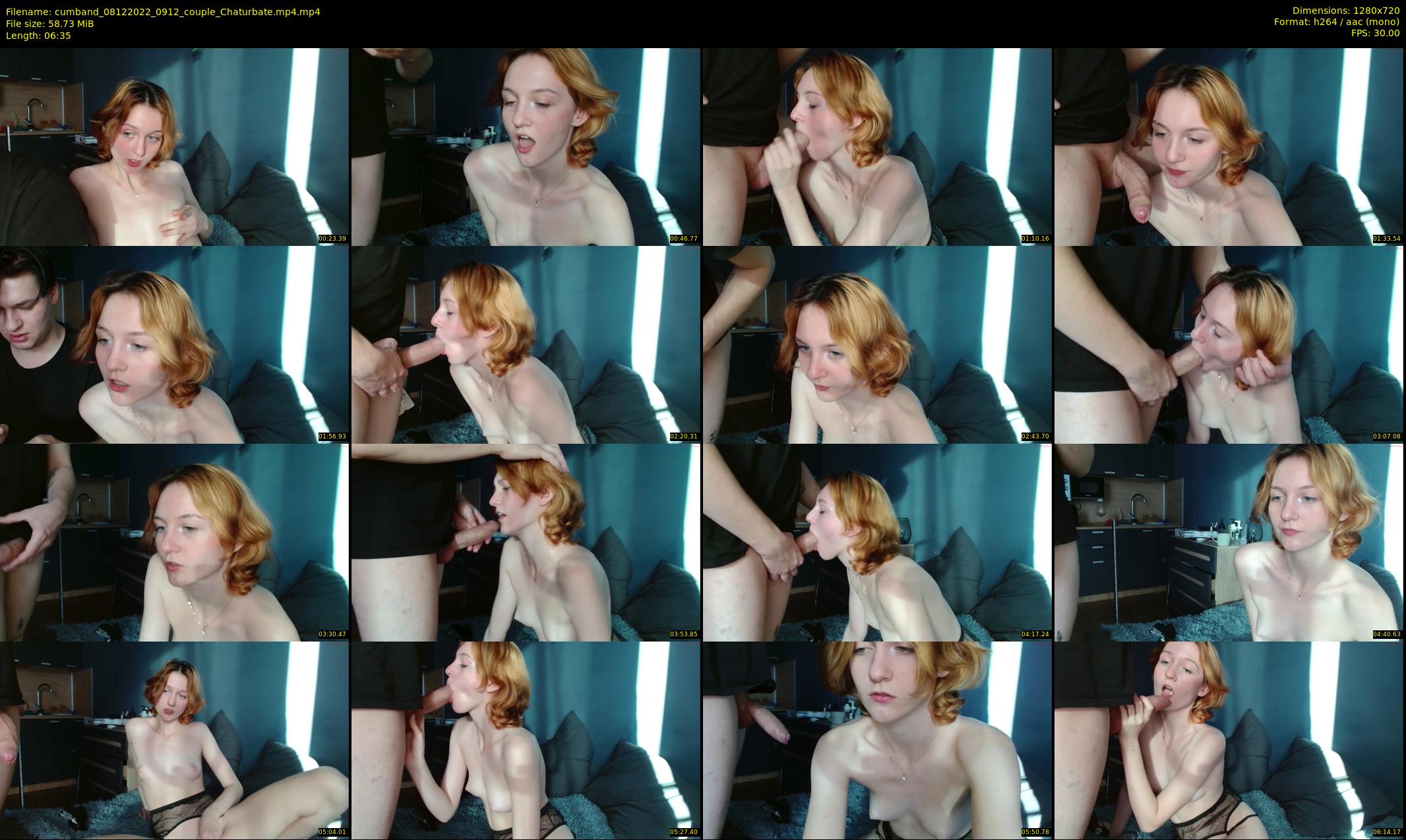 cumband — 7 minute Chaturbate couple cam show recording, 720p, Dec 8, 2022