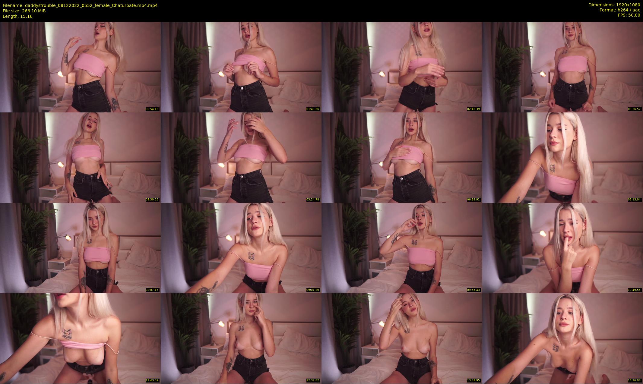 daddystrouble — 16 minute Chaturbate female cam show recording, 1080p, Dec 8, 2022