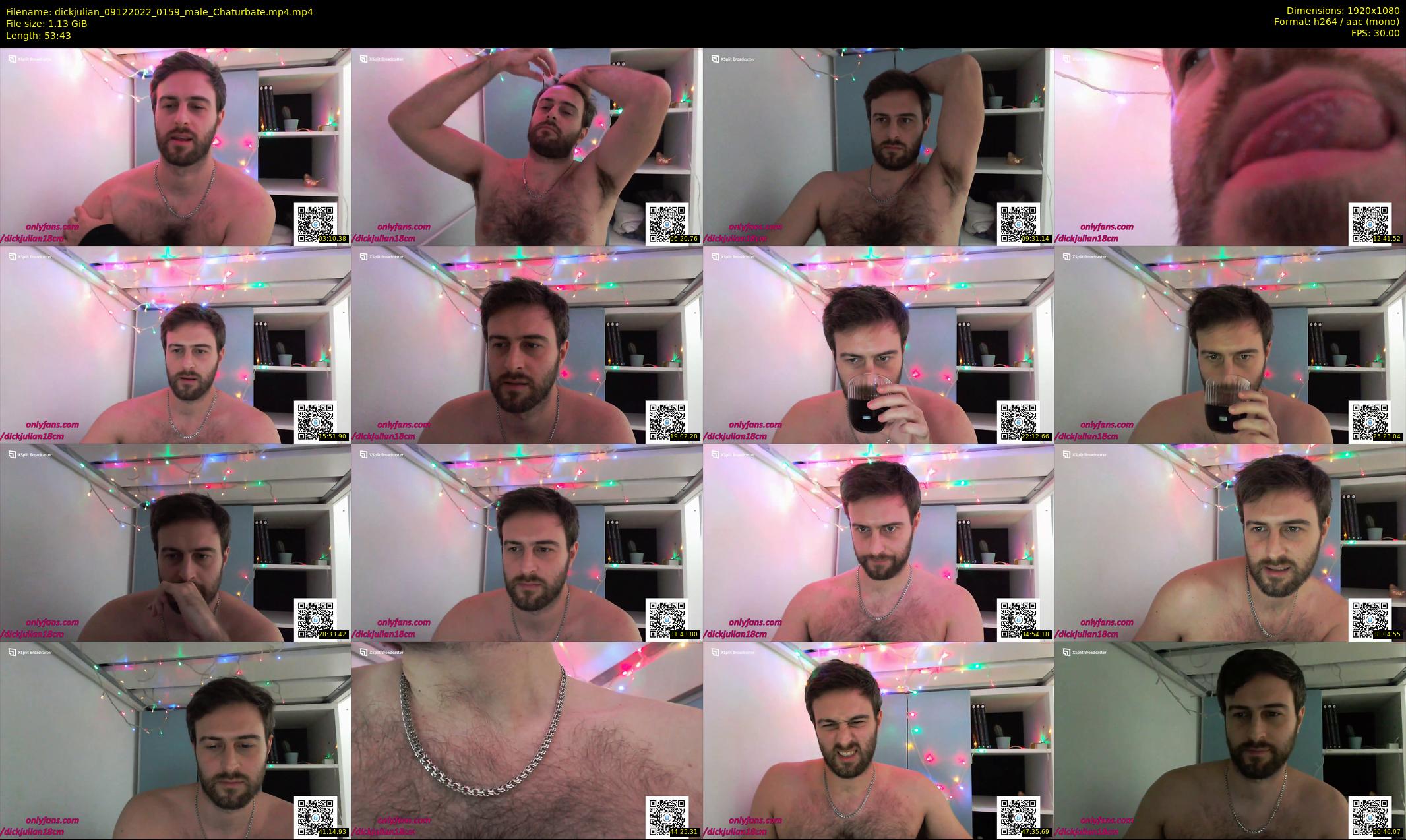 dickjulian — 54 minute Chaturbate male cam show recording, 1080p, Dec 9, 2022