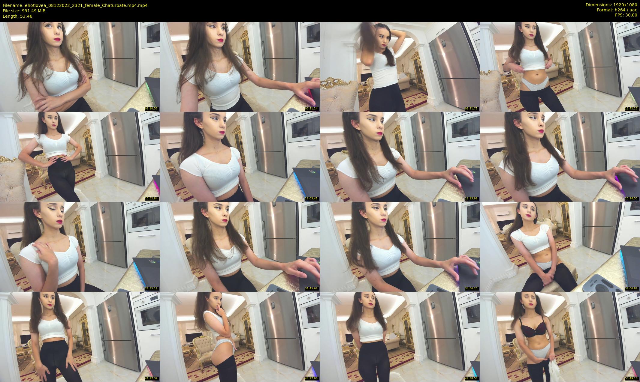 ehotlovea — 54 minute Chaturbate female cam show recording, 1080p, Dec 8, 2022