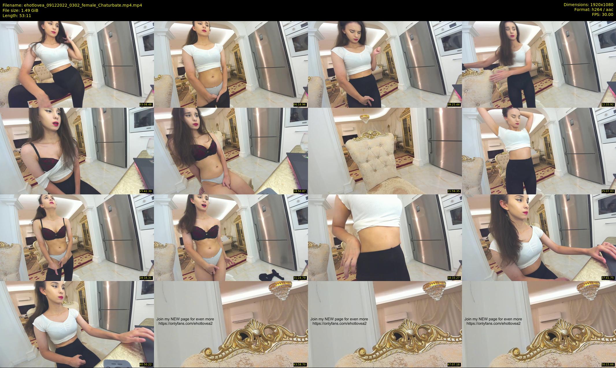 ehotlovea — 54 minute Chaturbate female cam show recording, 1080p, Dec 9, 2022