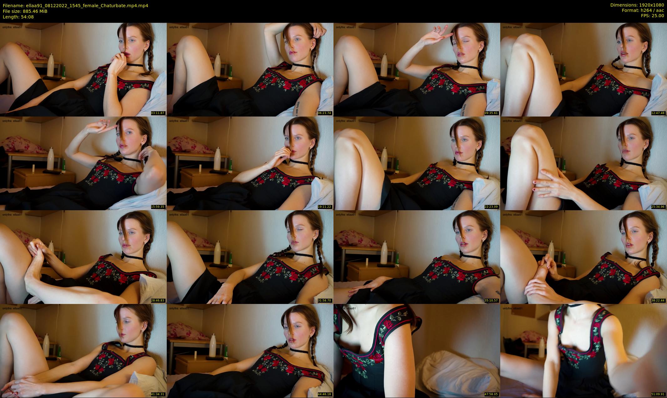 ellaa91 — 55 minute Chaturbate female cam show recording, 1080p, Dec 8, 2022