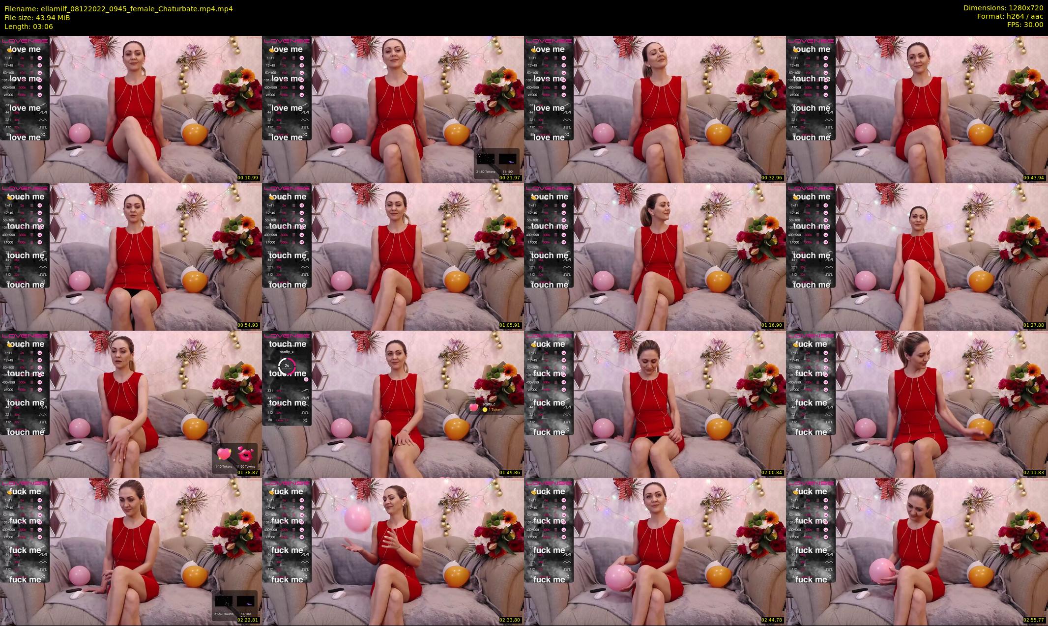 ellamilf — 4 minute Chaturbate female cam show recording, 720p, Dec 8, 2022