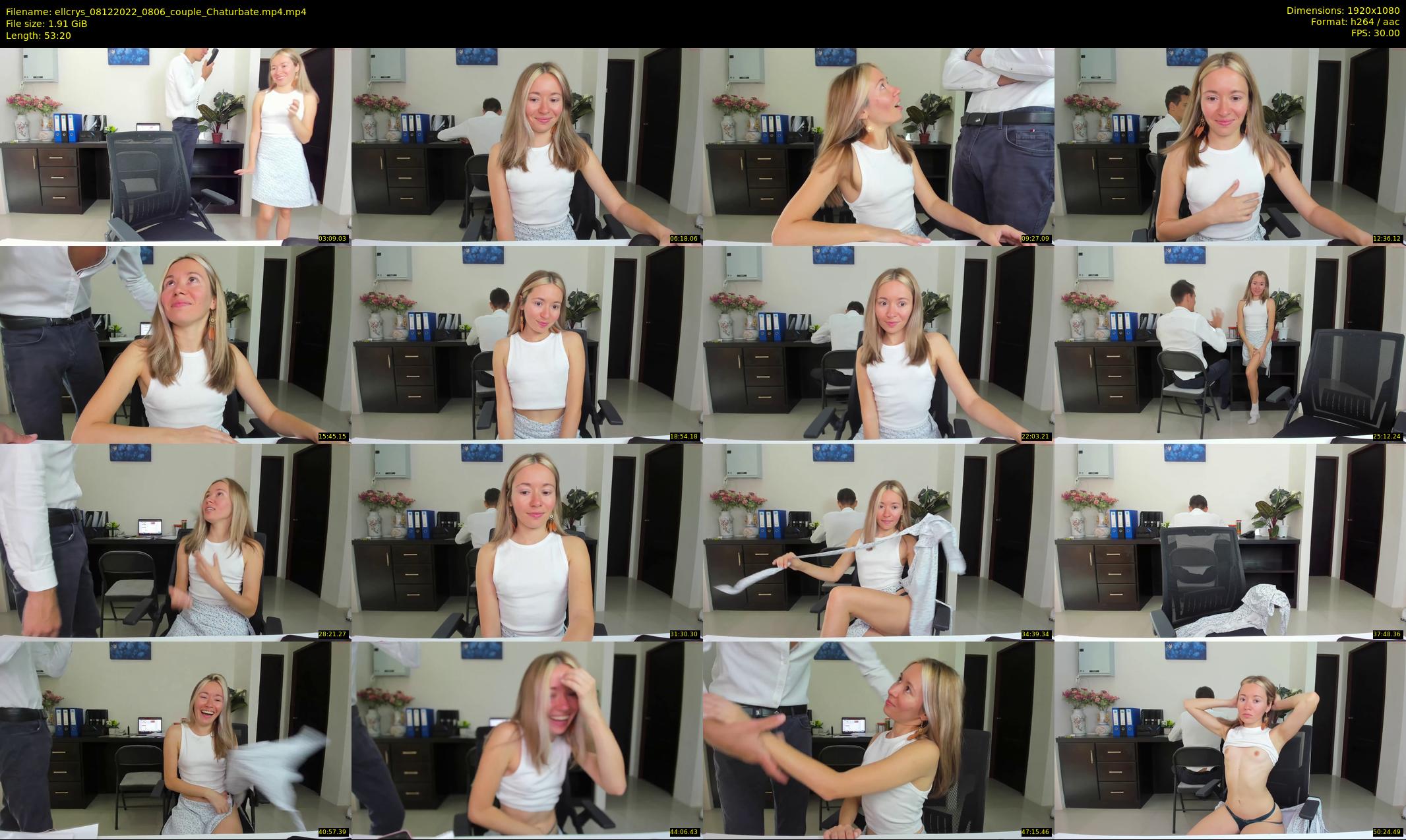 ellcrys — 54 minute Chaturbate couple cam show recording, 1080p, Dec 8, 2022