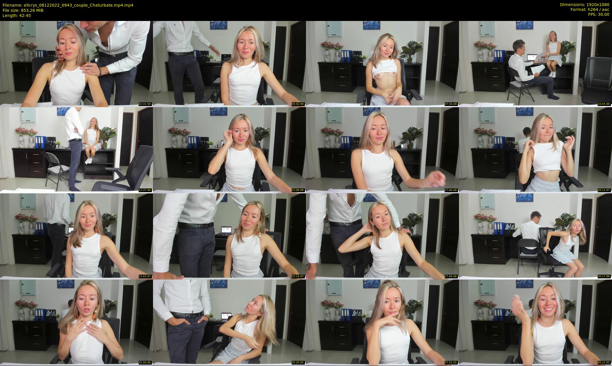 ellcrys — 43 minute Chaturbate couple cam show recording, 1080p, Dec 8, 2022