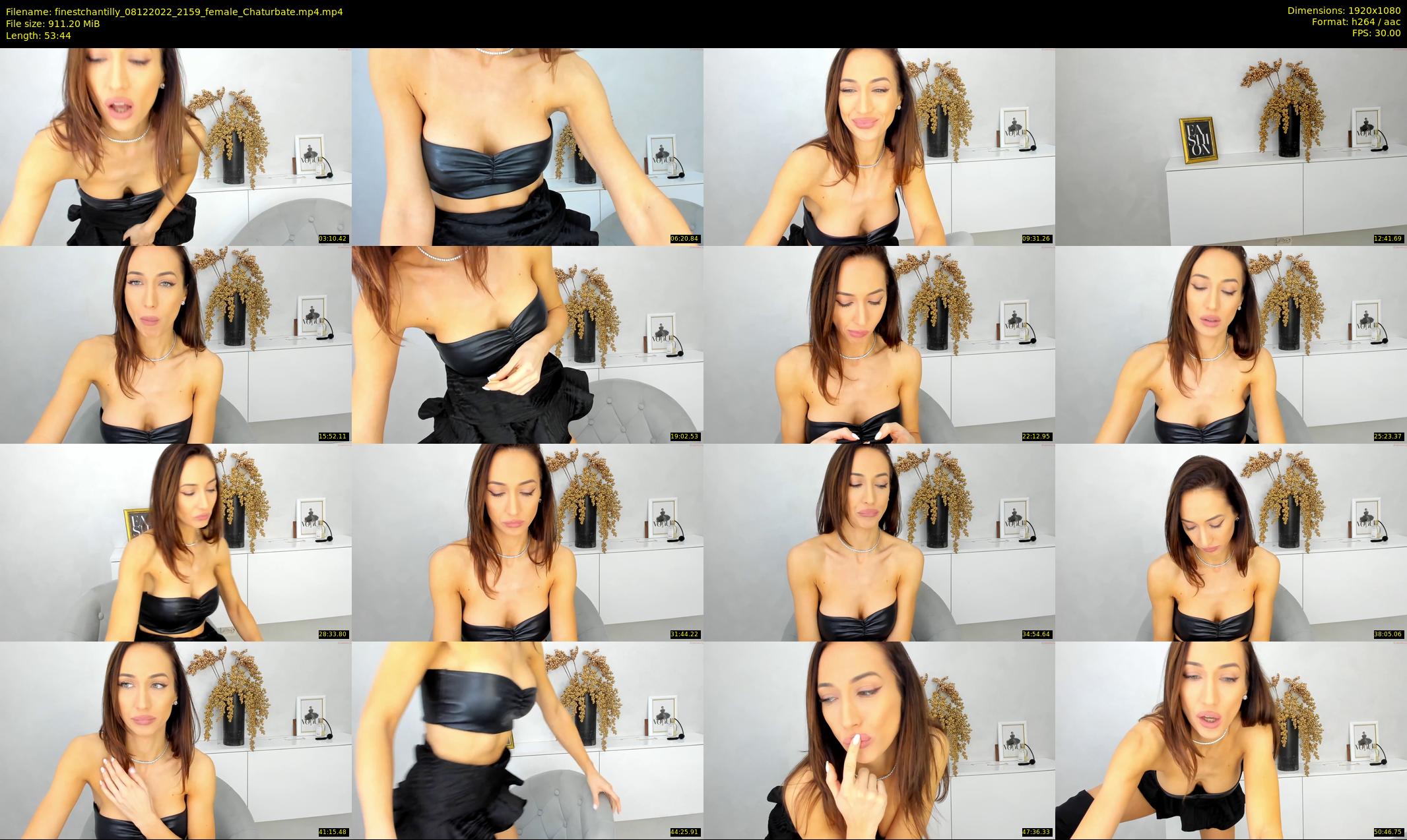 finestchantilly — 54 minute Chaturbate female cam show recording, 1080p, Dec 8, 2022