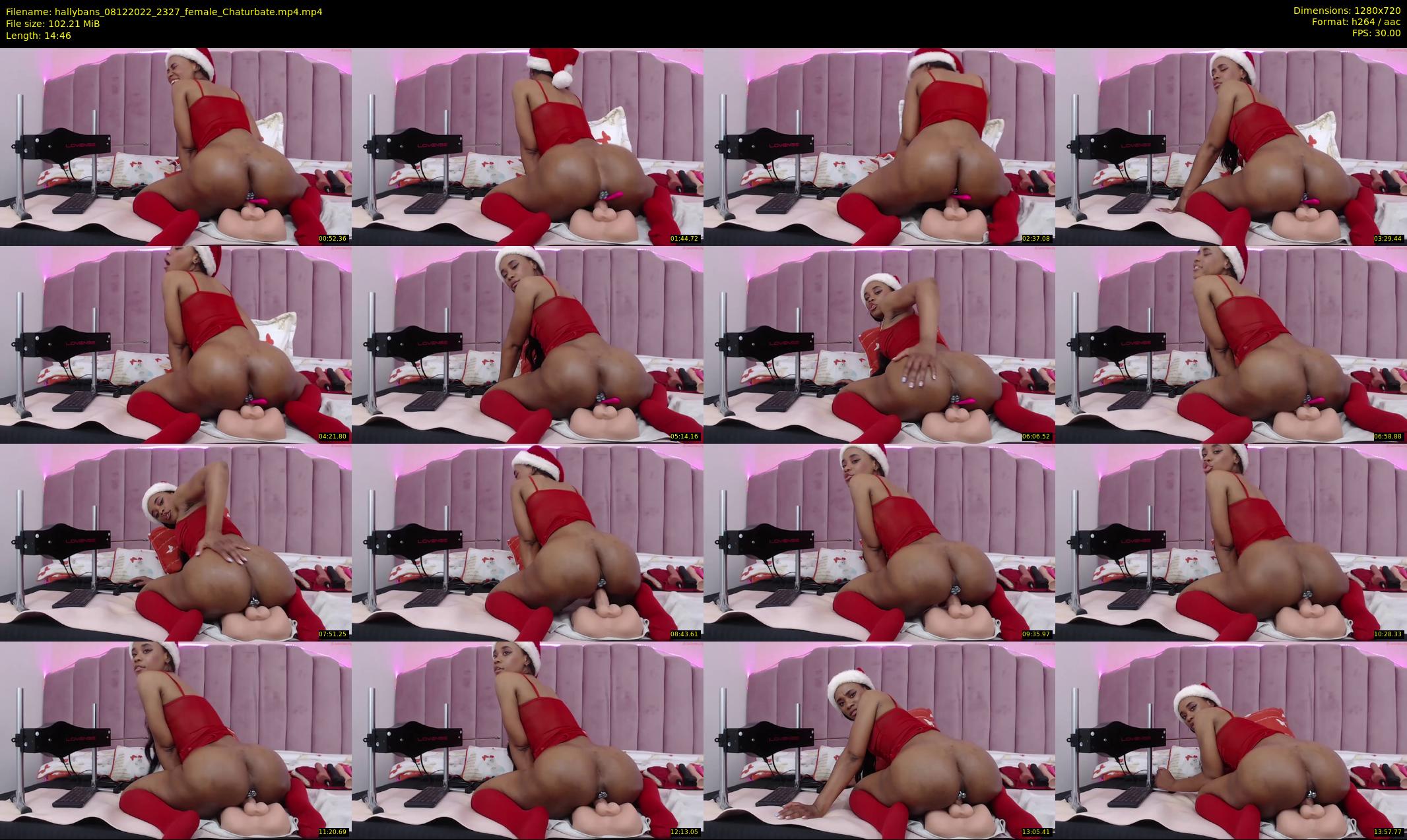 hallybans — 15 minute Chaturbate female cam show recording, 720p, Dec 8, 2022