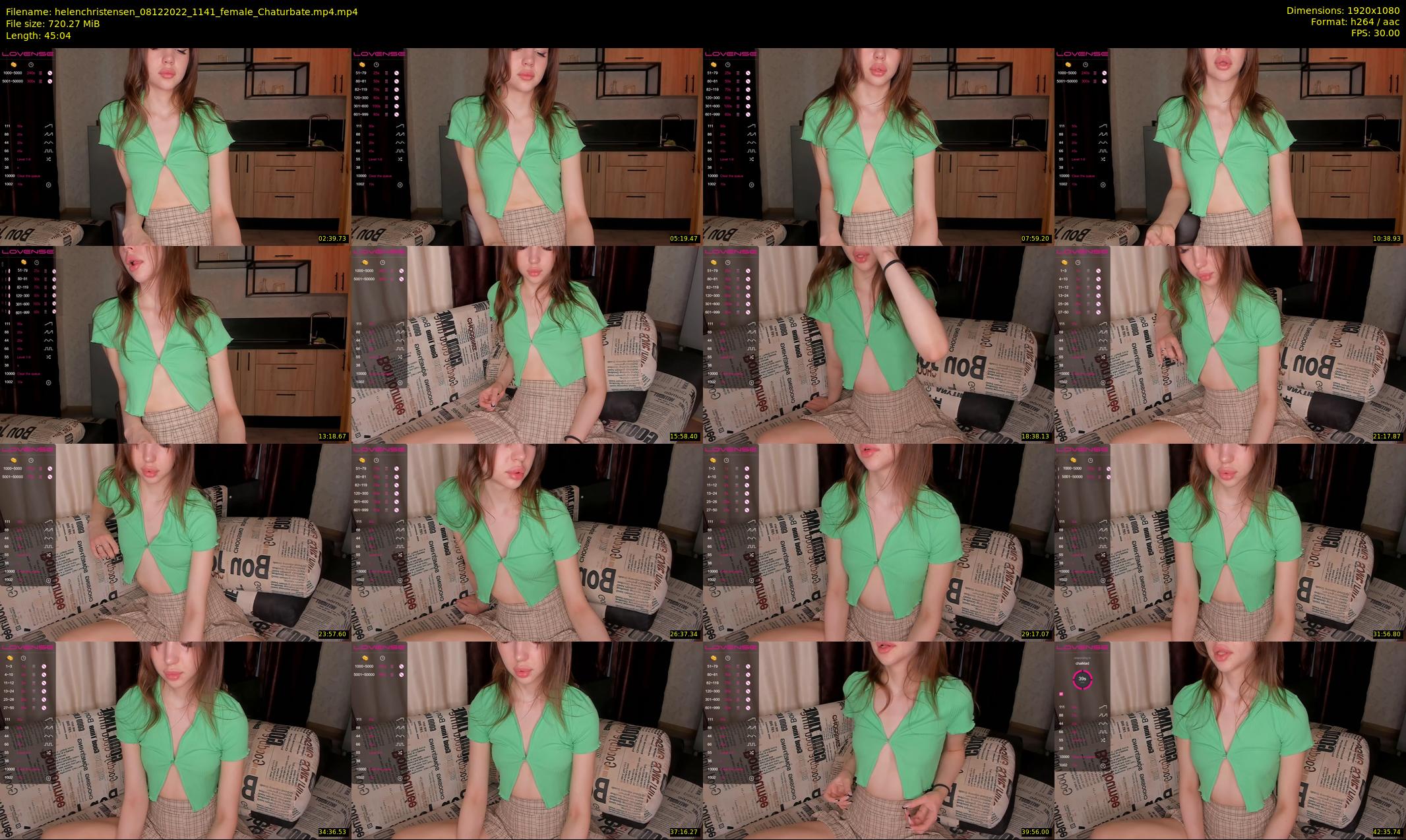 helenchristensen — 46 minute Chaturbate female cam show recording, 1080p, Dec 8, 2022