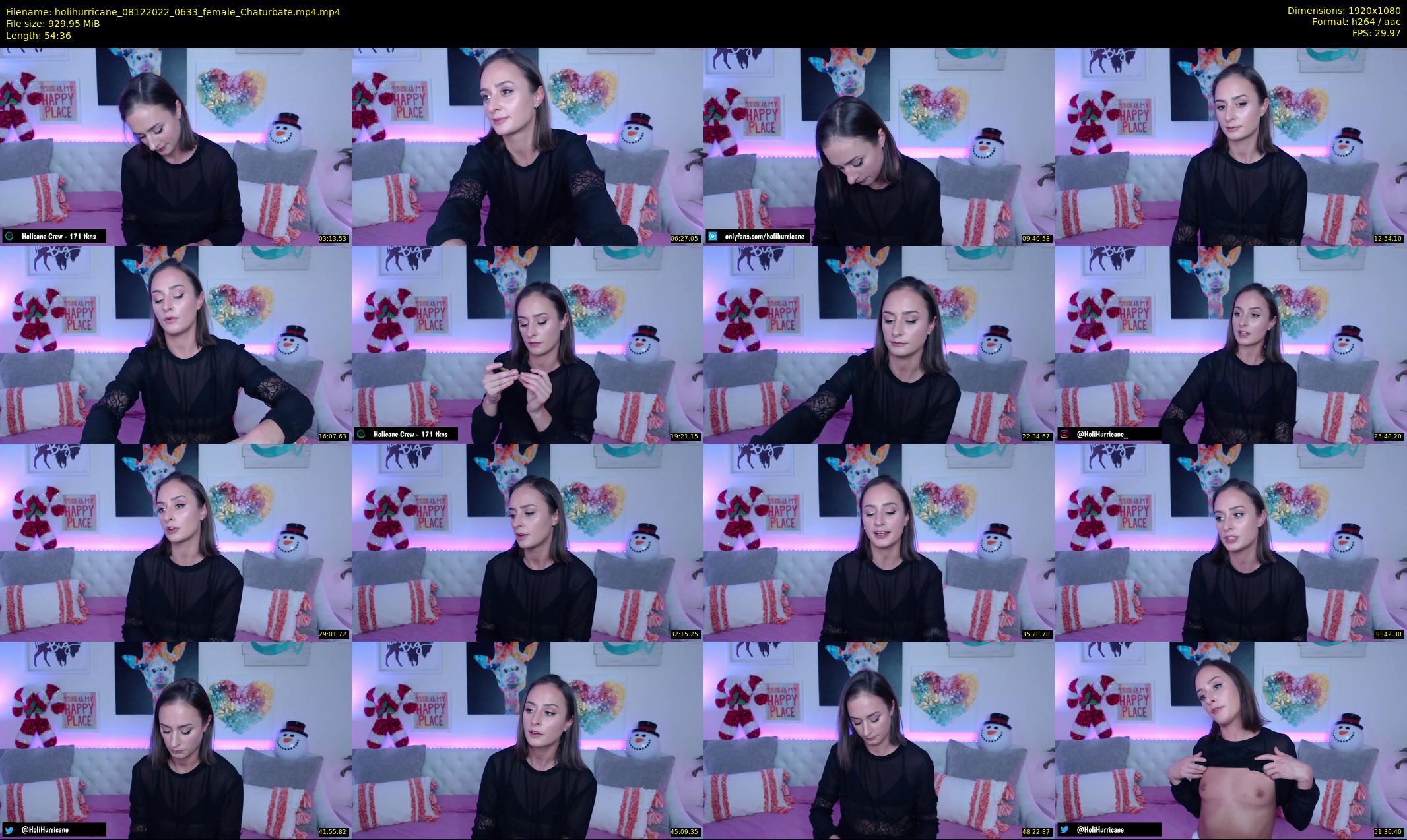 holihurricane — 55 minute Chaturbate female cam show recording, 1080p, Dec 8, 2022