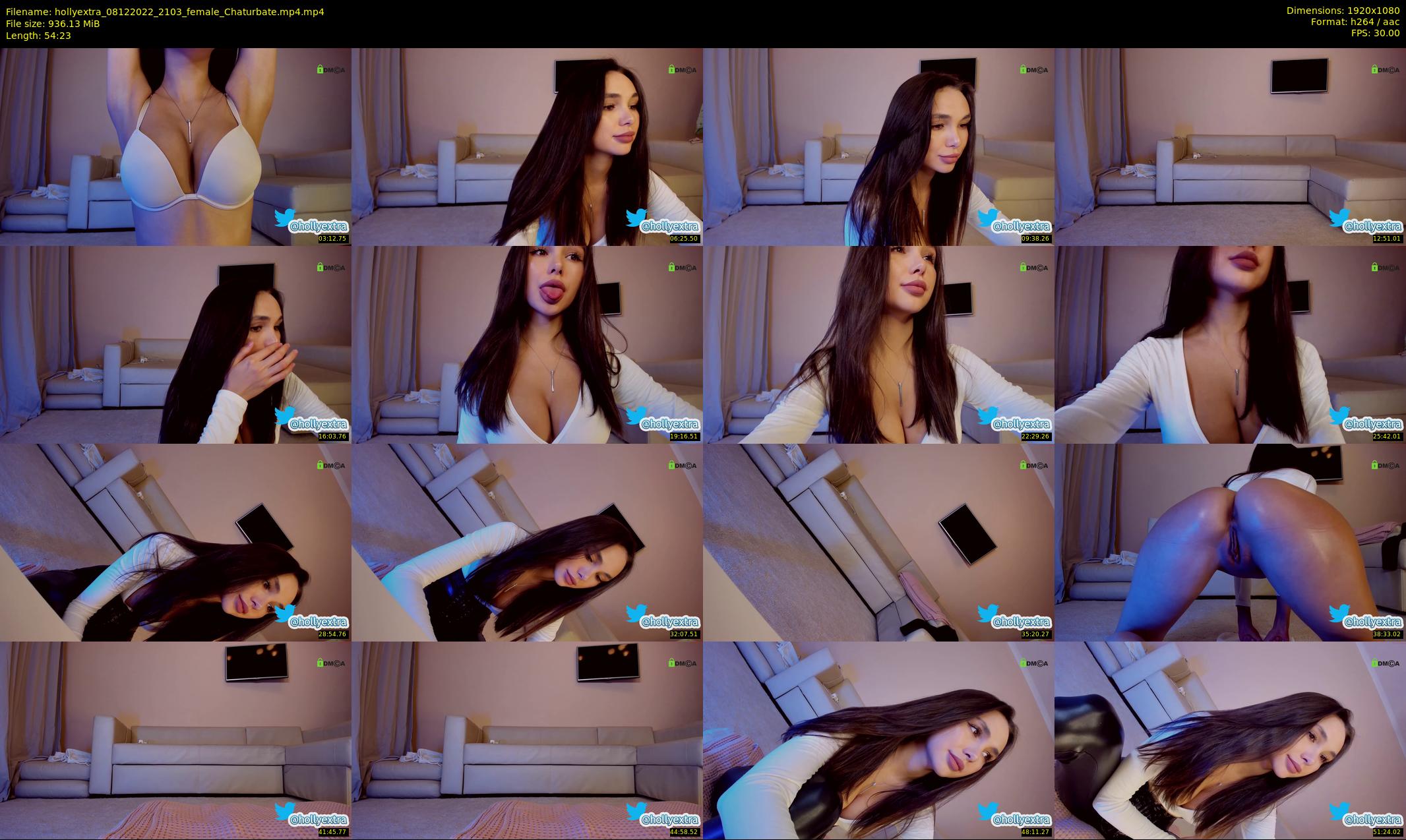 hollyextra — 55 minute Chaturbate female cam show recording, 1080p, Dec 8, 2022