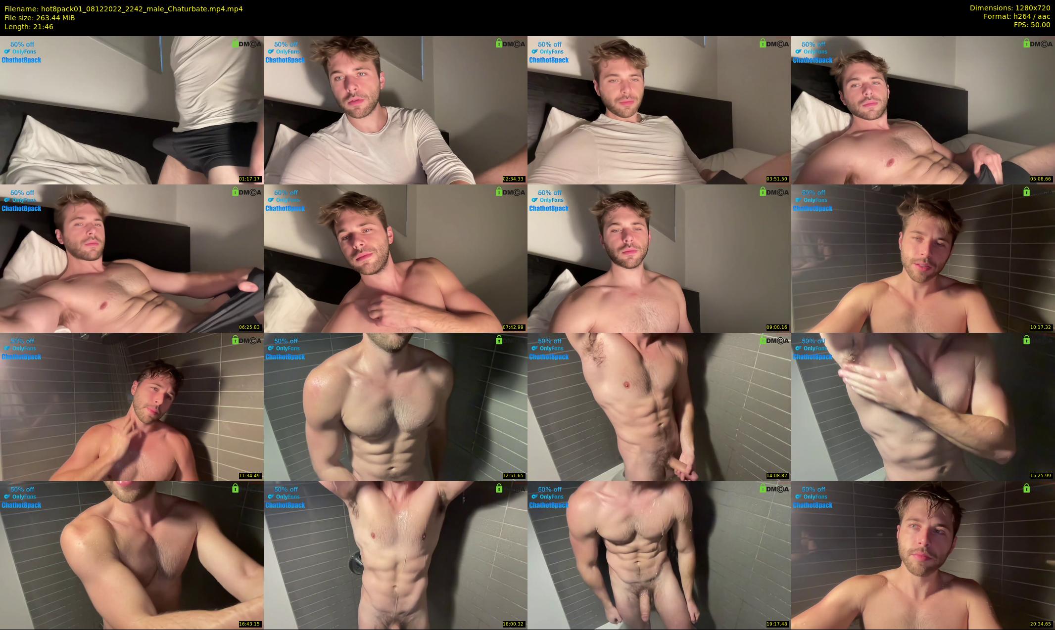 hot8pack01 — 22 minute Chaturbate male cam show recording, 720p, Dec 8, 2022