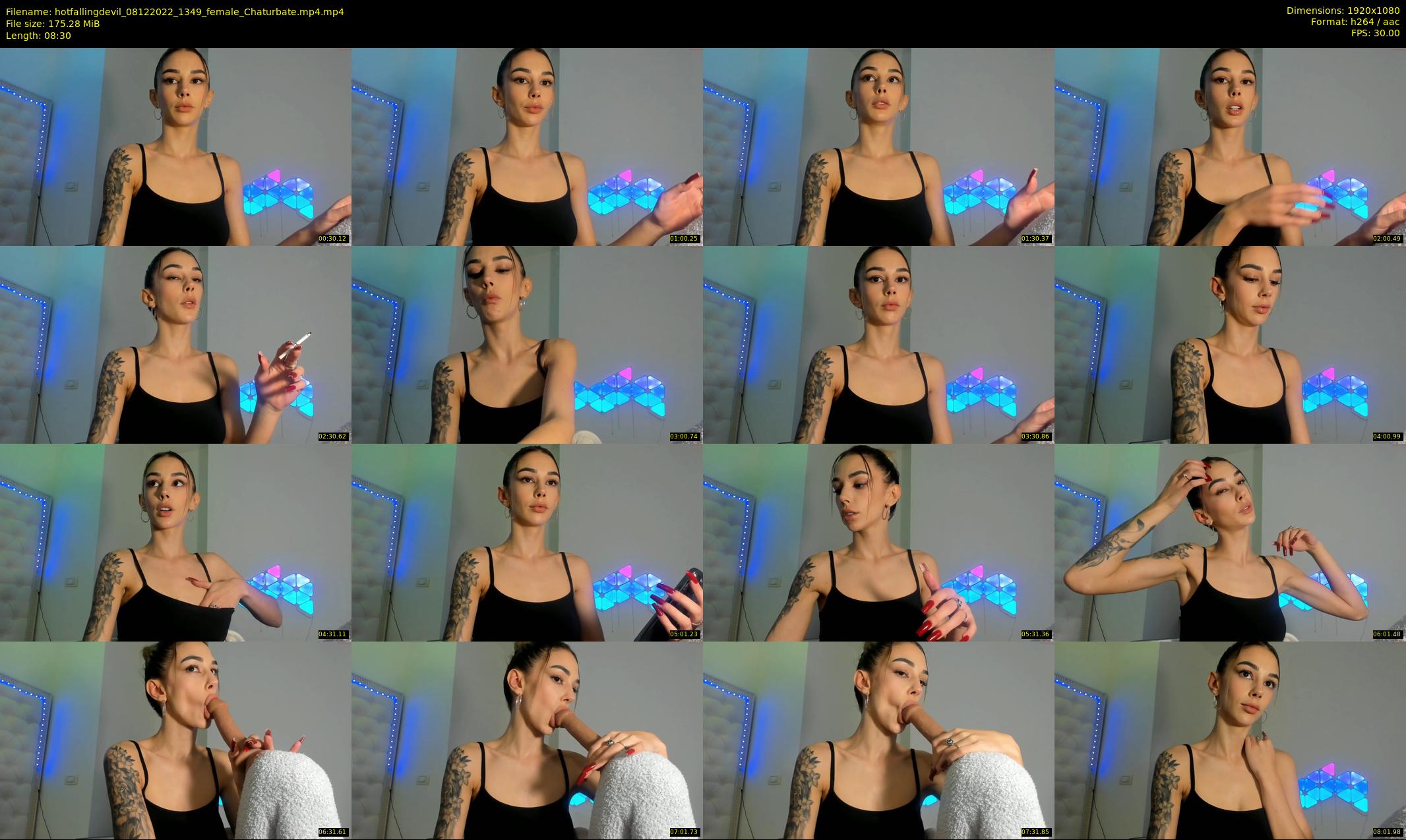 hotfallingdevil — 9 minute Chaturbate female cam show recording, 1080p, Dec 8, 2022