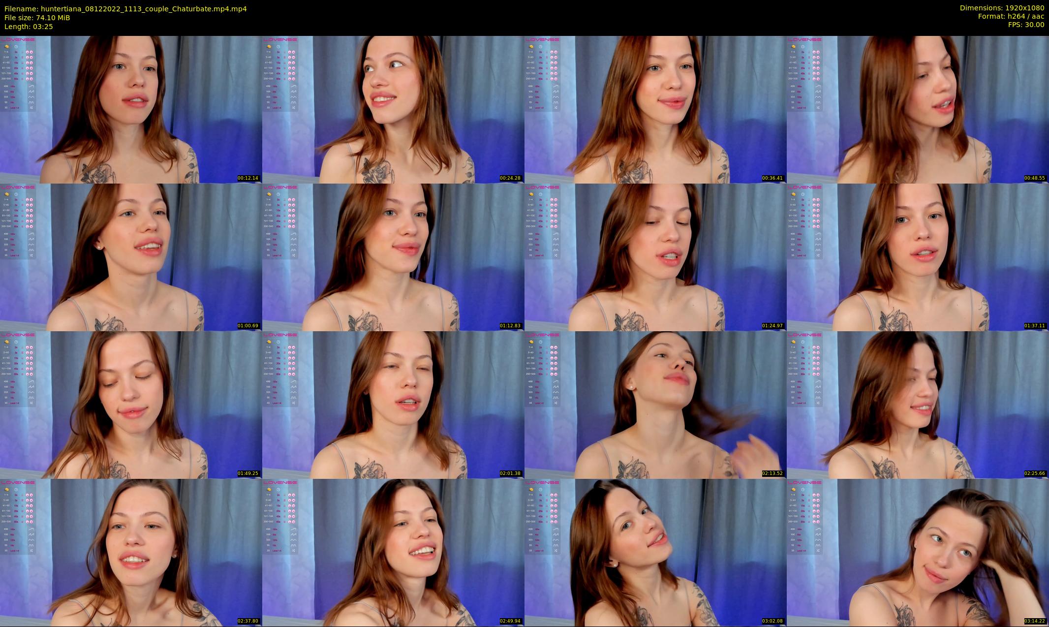 huntertiana — 4 minute Chaturbate female cam show recording, 1080p, Dec 8, 2022