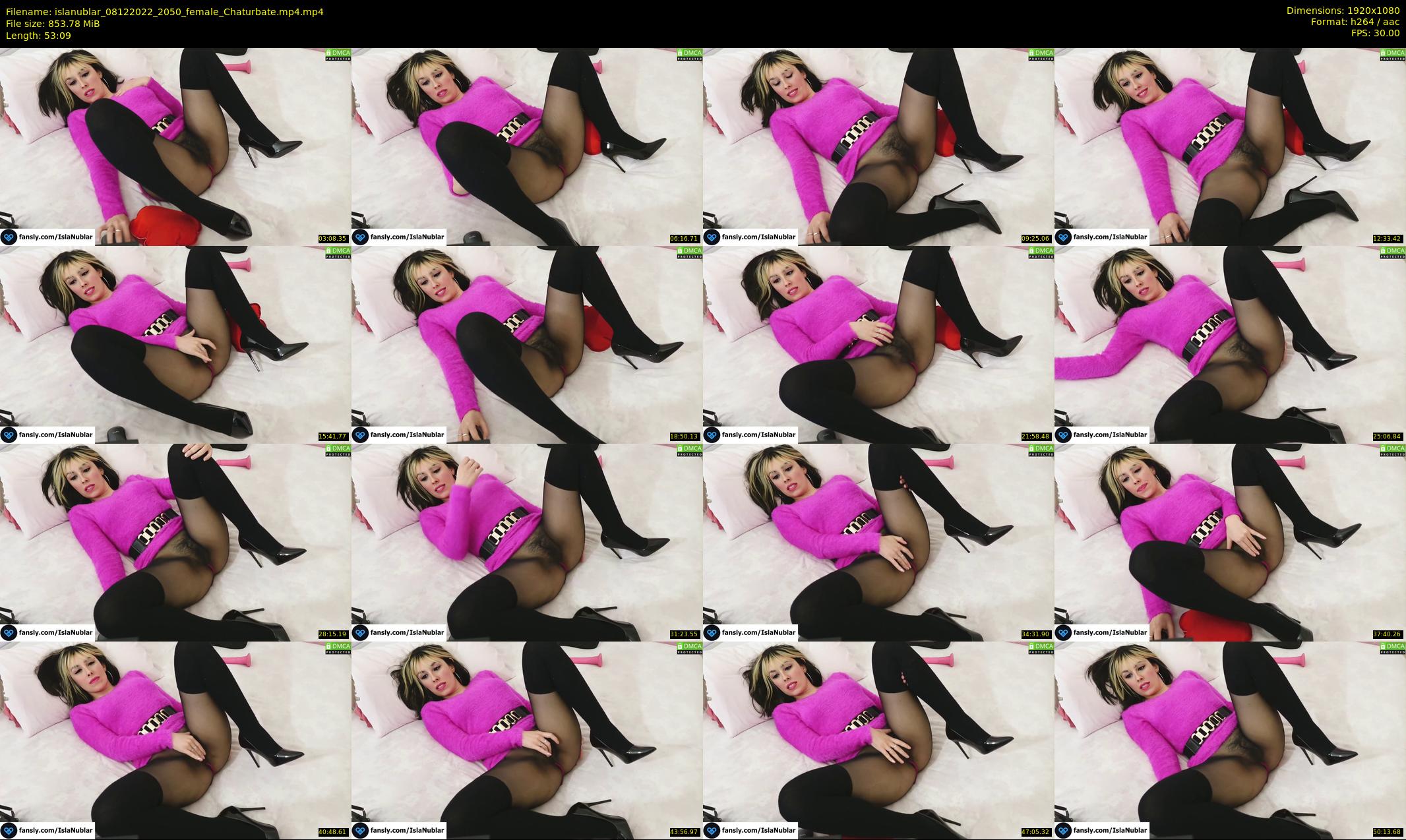 islanublar — 54 minute Chaturbate female cam show recording, 1080p, Dec 8, 2022