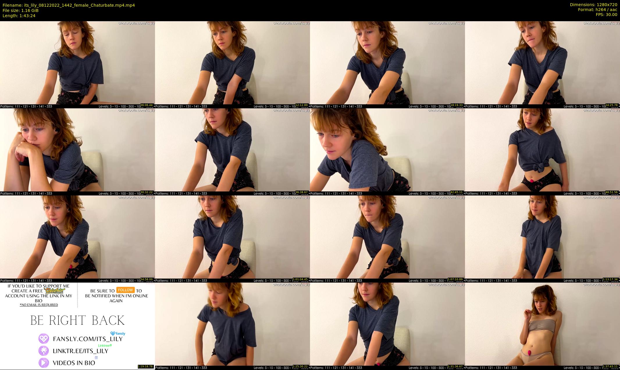 its_lily — 104 minute Chaturbate female cam show recording, 720p, Dec 8, 2022