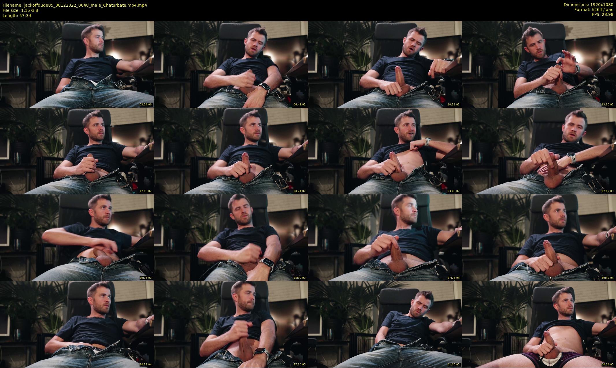 jackoffdude85 — 58 minute Chaturbate male cam show recording, 1080p, Dec 8, 2022
