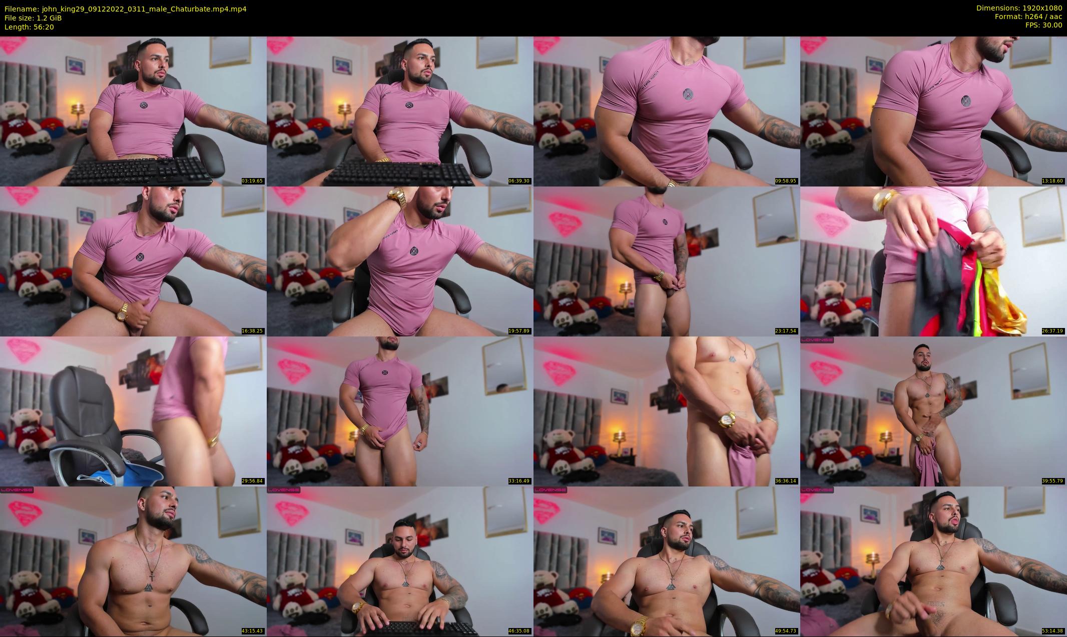 john_king29 — 57 minute Chaturbate male cam show recording, 1080p, Dec 9, 2022