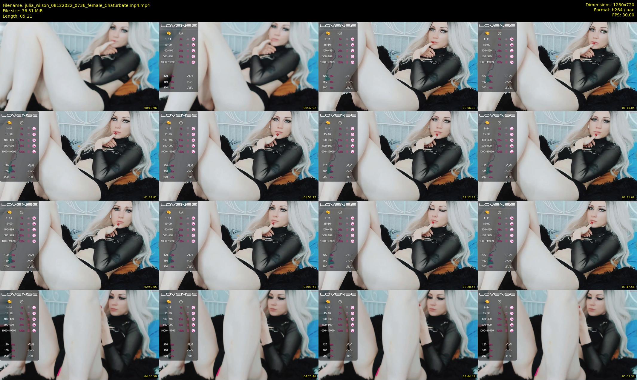 julia_wilson — 6 minute Chaturbate female cam show recording, 720p, Dec 8, 2022