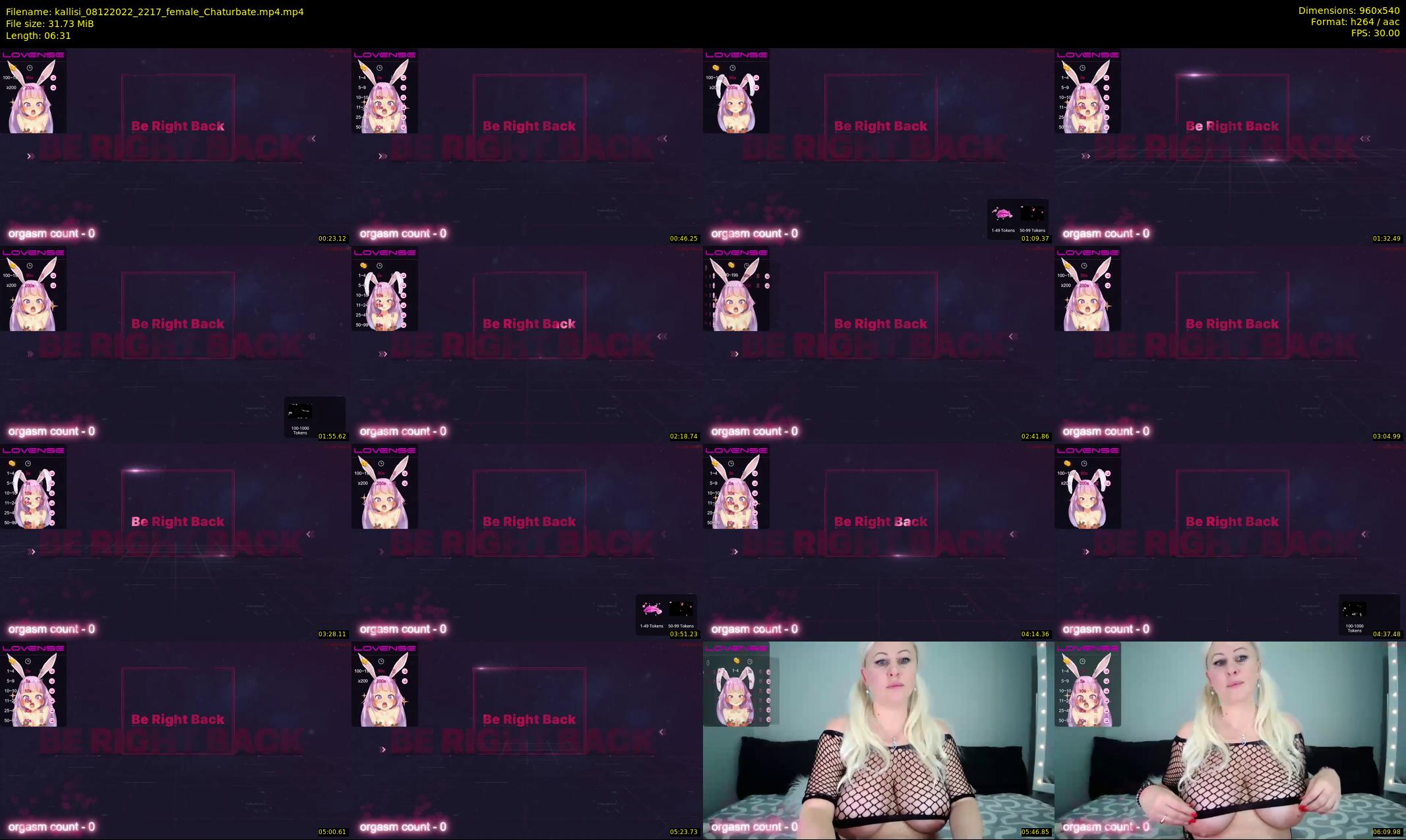 kallisi — 7 minute Chaturbate female cam show recording, 480p, Dec 8, 2022