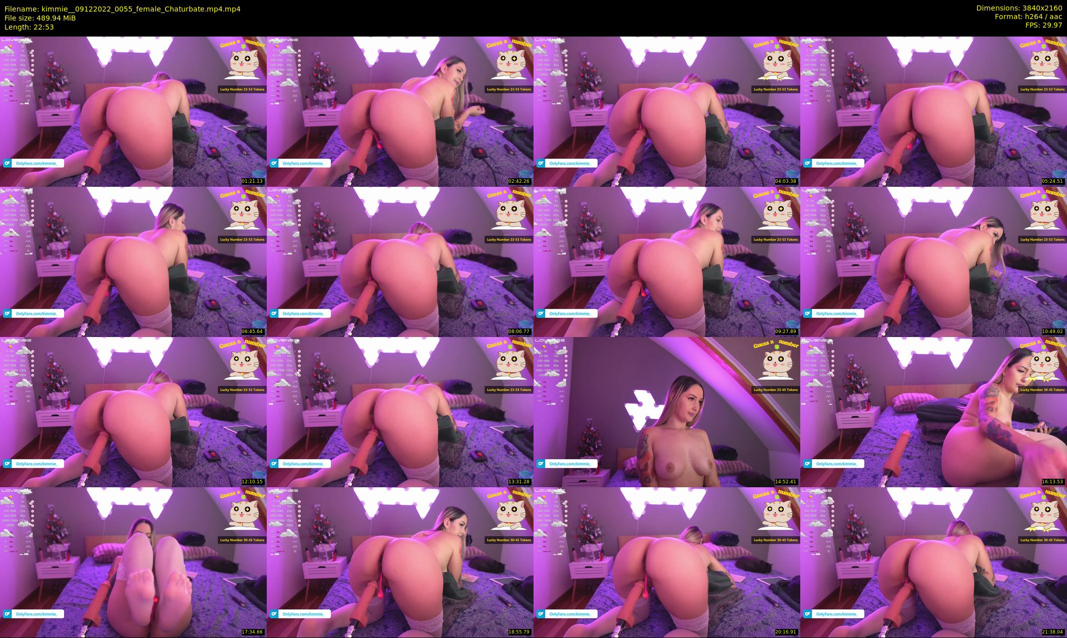 kimmie_ — 23 minute Chaturbate female cam show recording, 4K, Dec 9, 2022