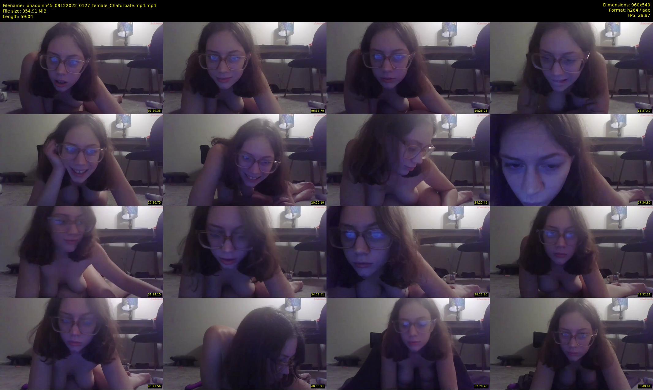 lunaquinn45 — 60 minute Chaturbate female cam show recording, 480p, Dec 9, 2022