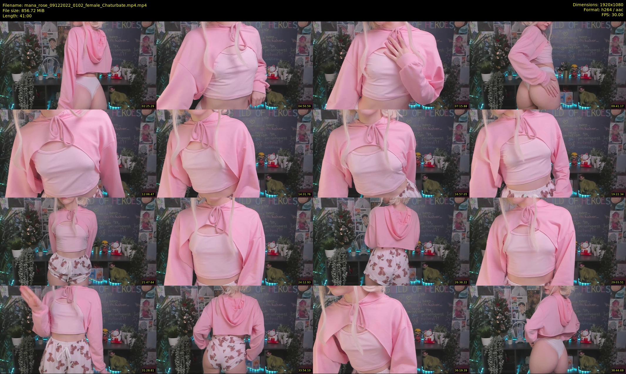 mana_rose — 41 minute Chaturbate female cam show recording, 1080p, Dec 9, 2022
