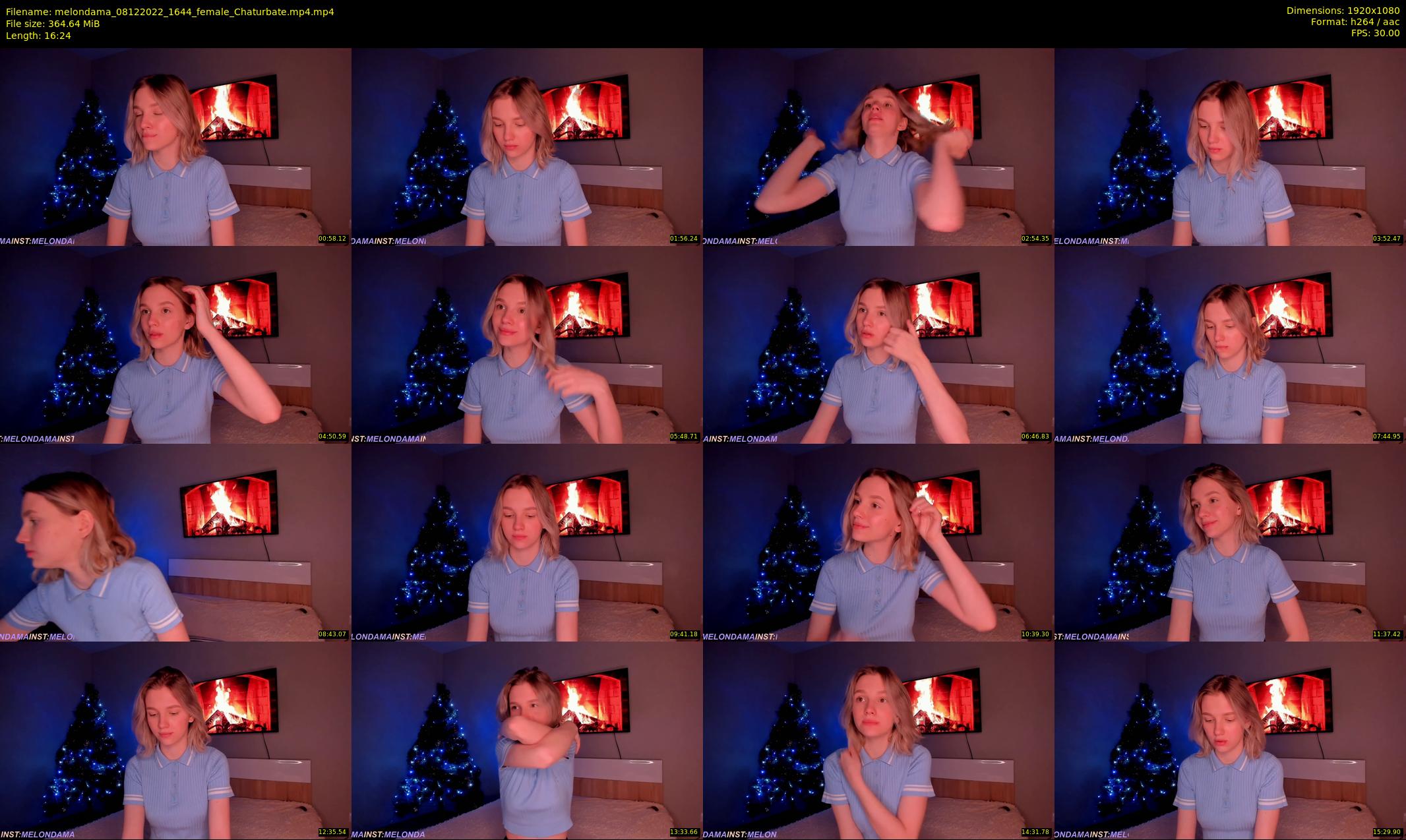melondama — 17 minute Chaturbate female cam show recording, 1080p, Dec 8, 2022
