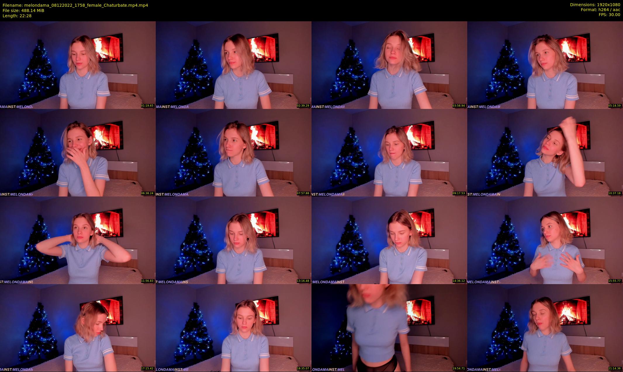 melondama — 23 minute Chaturbate female cam show recording, 1080p, Dec 8, 2022