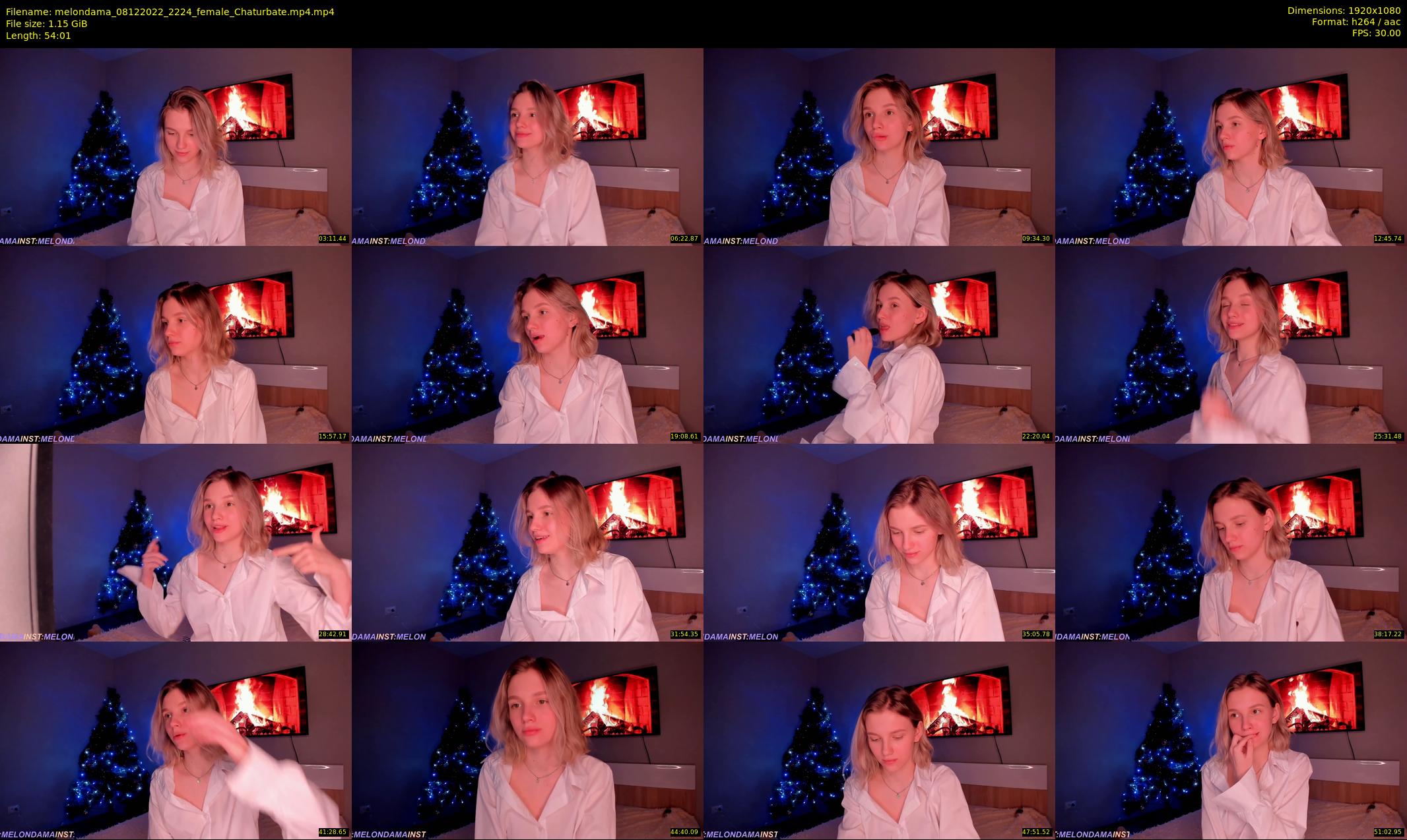 melondama — 55 minute Chaturbate female cam show recording, 1080p, Dec 8, 2022