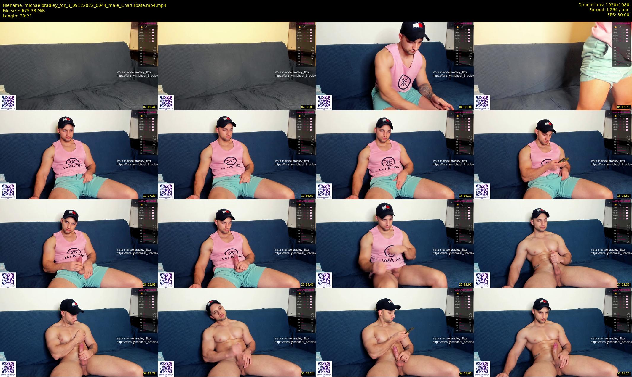 michaelbradley_for_u — 40 minute Chaturbate male cam show recording, 1080p, Dec 9, 2022