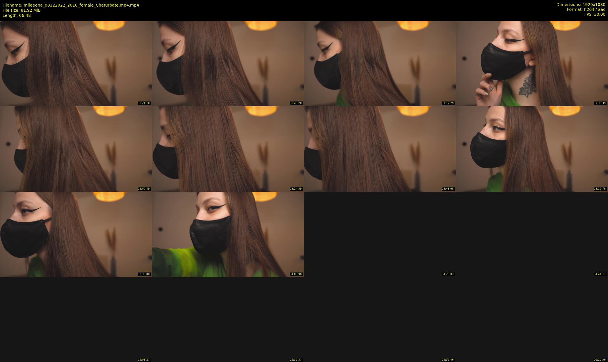 mileeena — 7 minute Chaturbate female cam show recording, 1080p, Dec 8, 2022