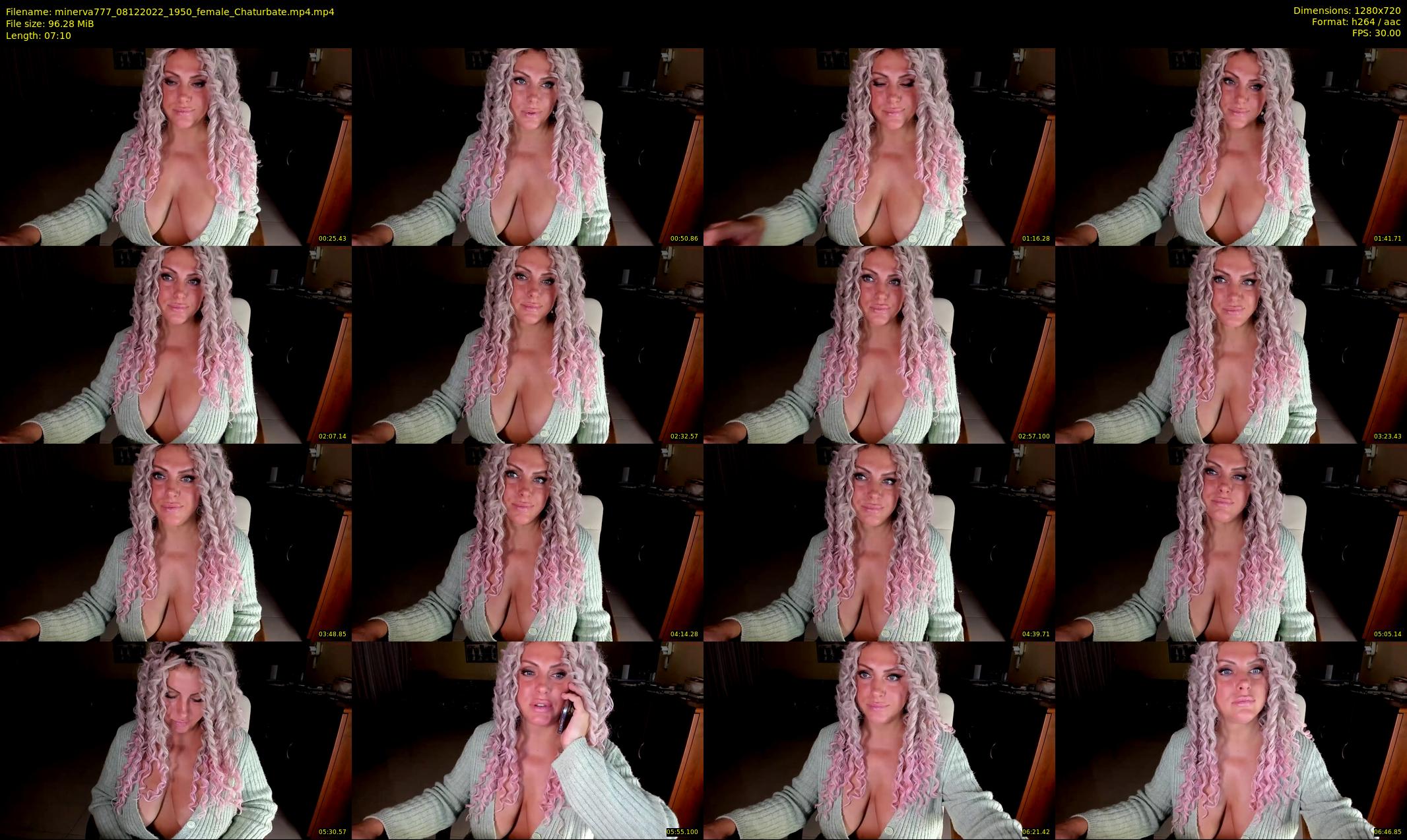 minerva777 — 8 minute Chaturbate female cam show recording, 720p, Dec 8, 2022