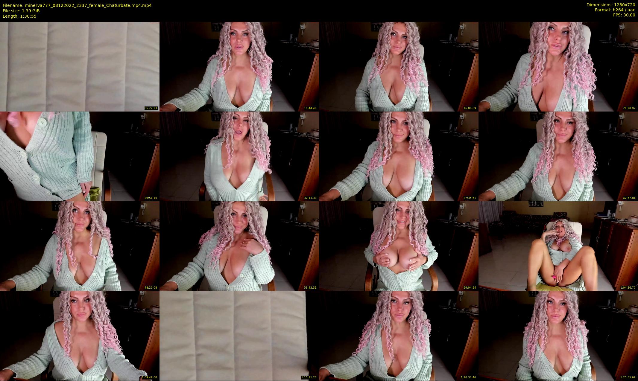 minerva777 — 91 minute Chaturbate female cam show recording, 720p, Dec 8, 2022