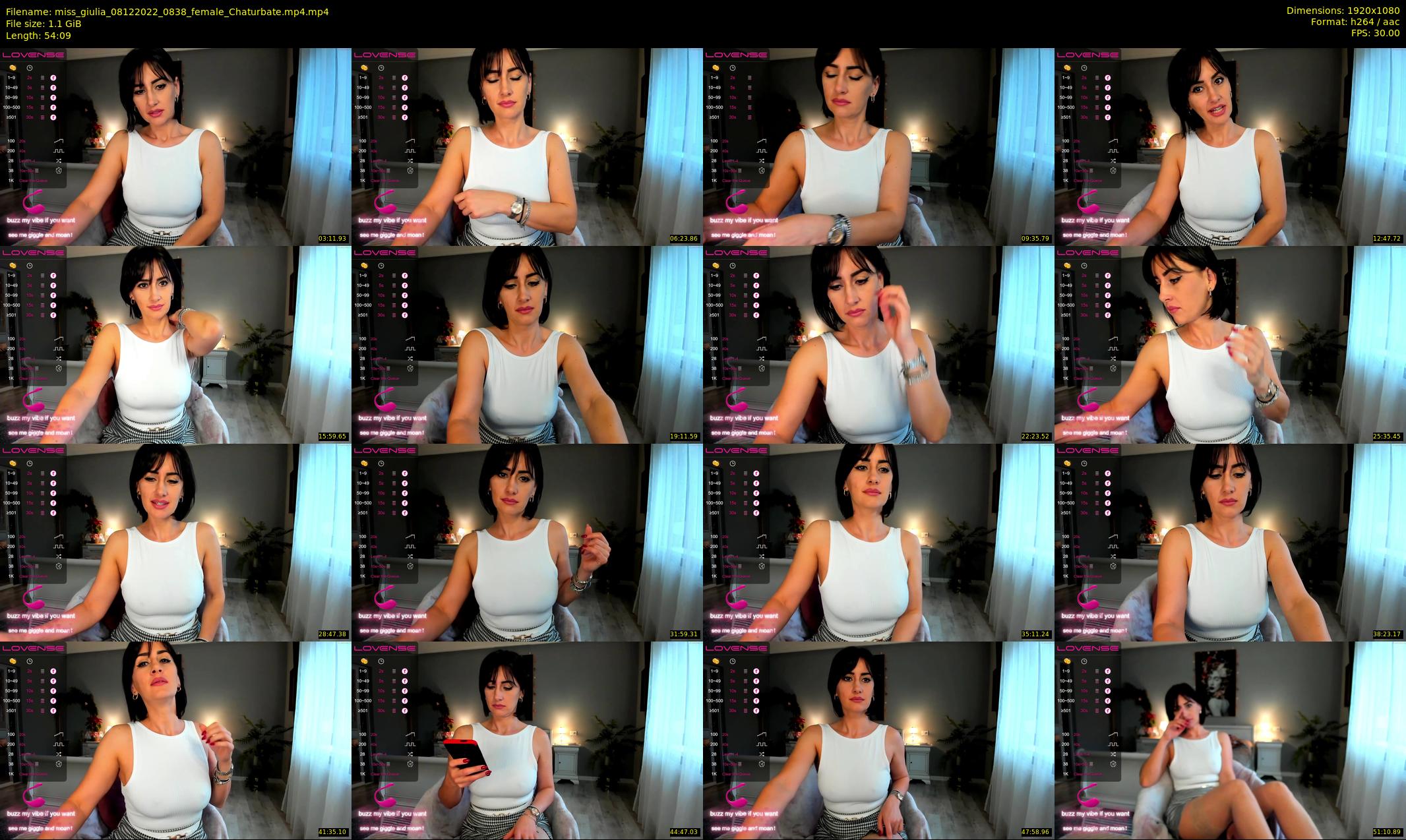 miss_giulia — 55 minute Chaturbate female cam show recording, 1080p, Dec 8, 2022