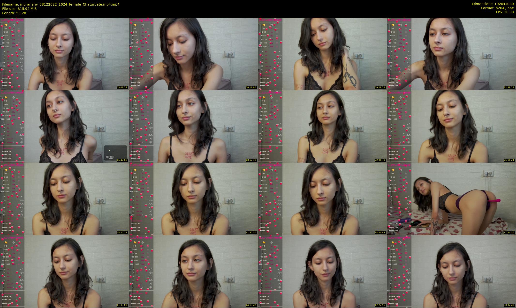 murai_shy — 54 minute Chaturbate female cam show recording, 1080p, Dec 8, 2022