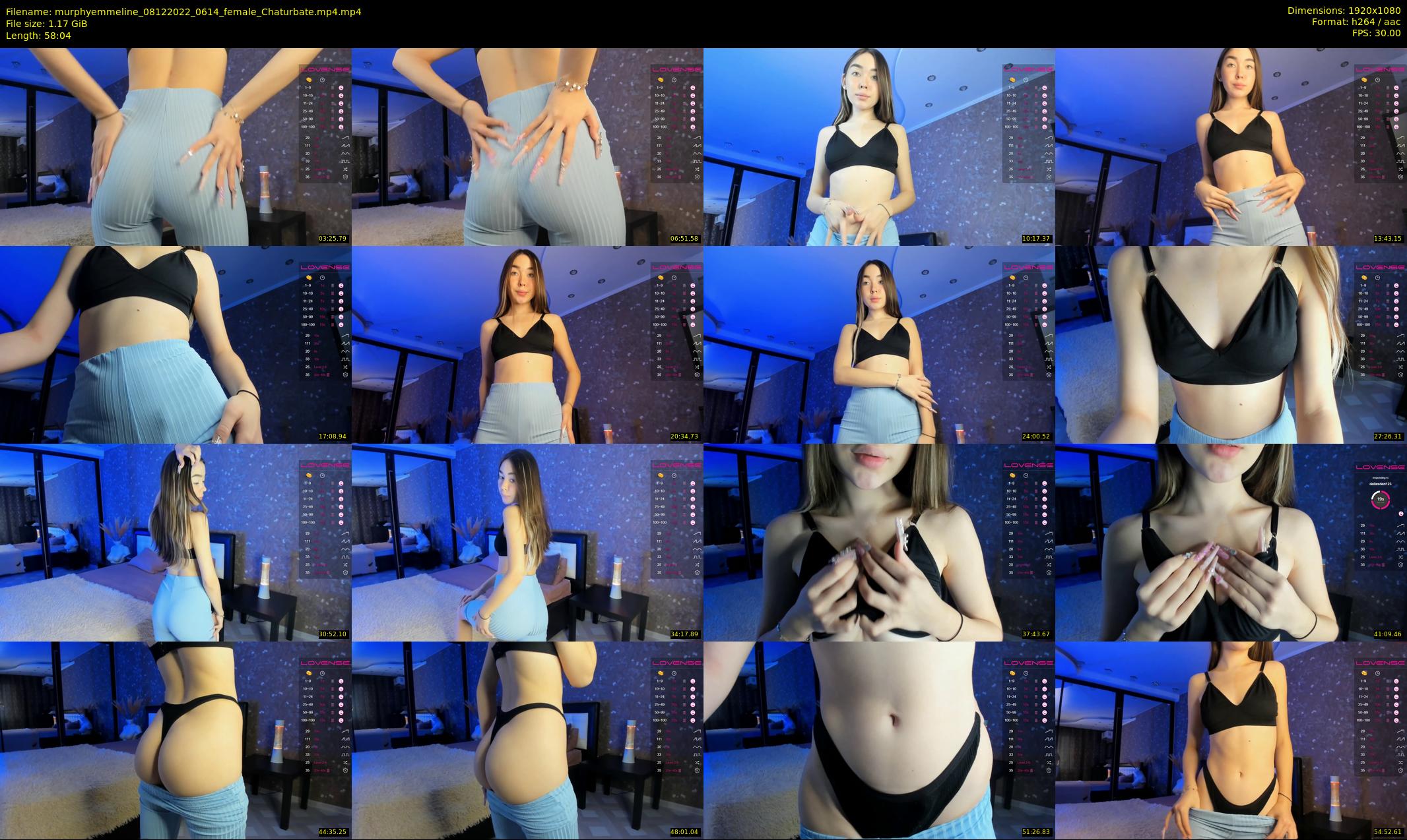 murphyemmeline — 59 minute Chaturbate female cam show recording, 1080p, Dec 8, 2022