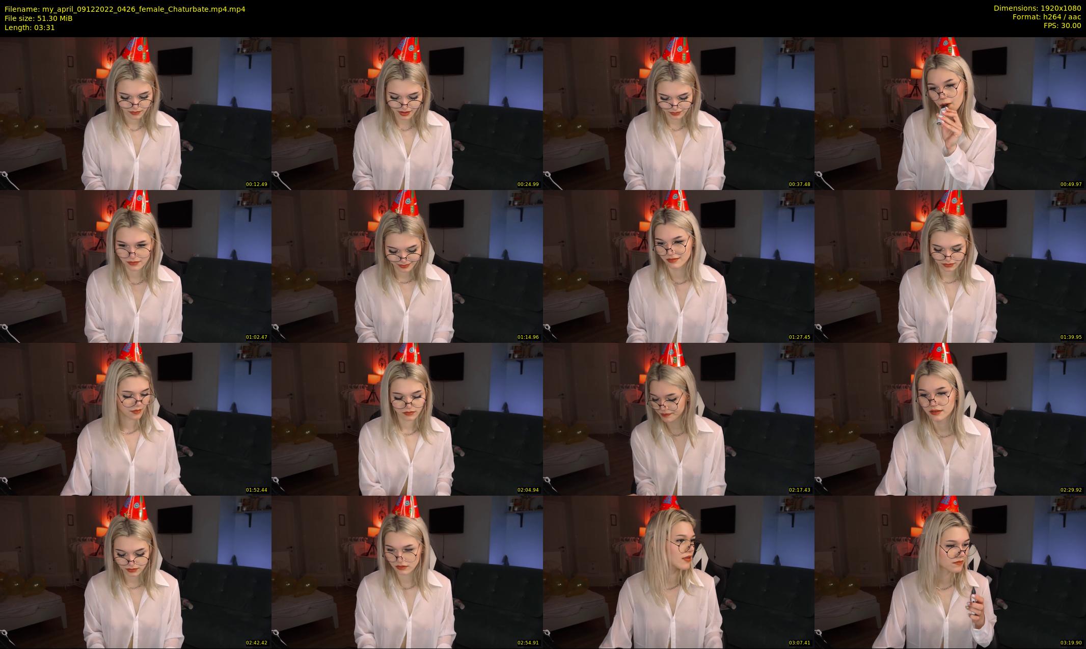my_april — 4 minute Chaturbate female cam show recording, 1080p, Dec 9, 2022