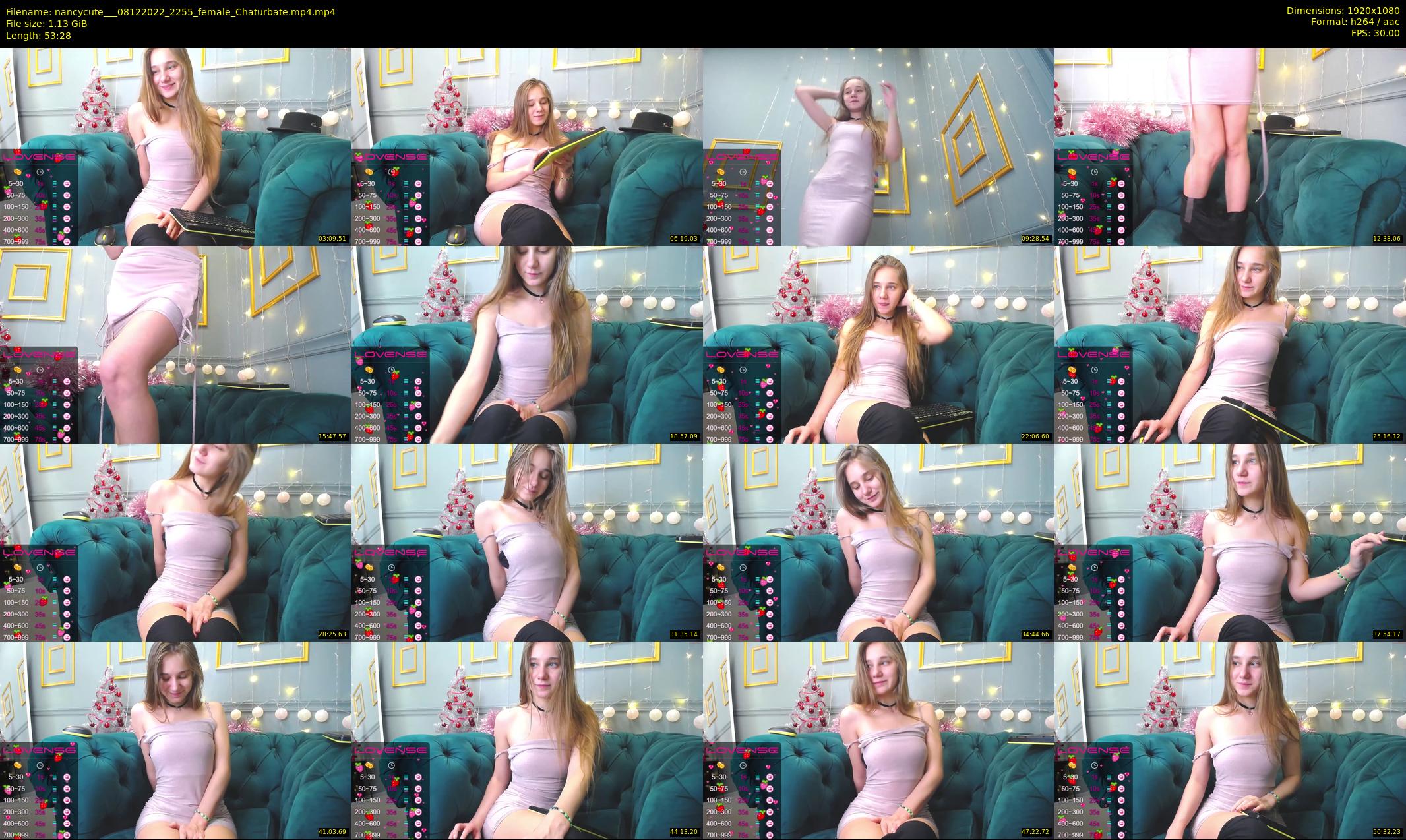 nancycute__ — 54 minute Chaturbate female cam show recording, 1080p, Dec 8, 2022