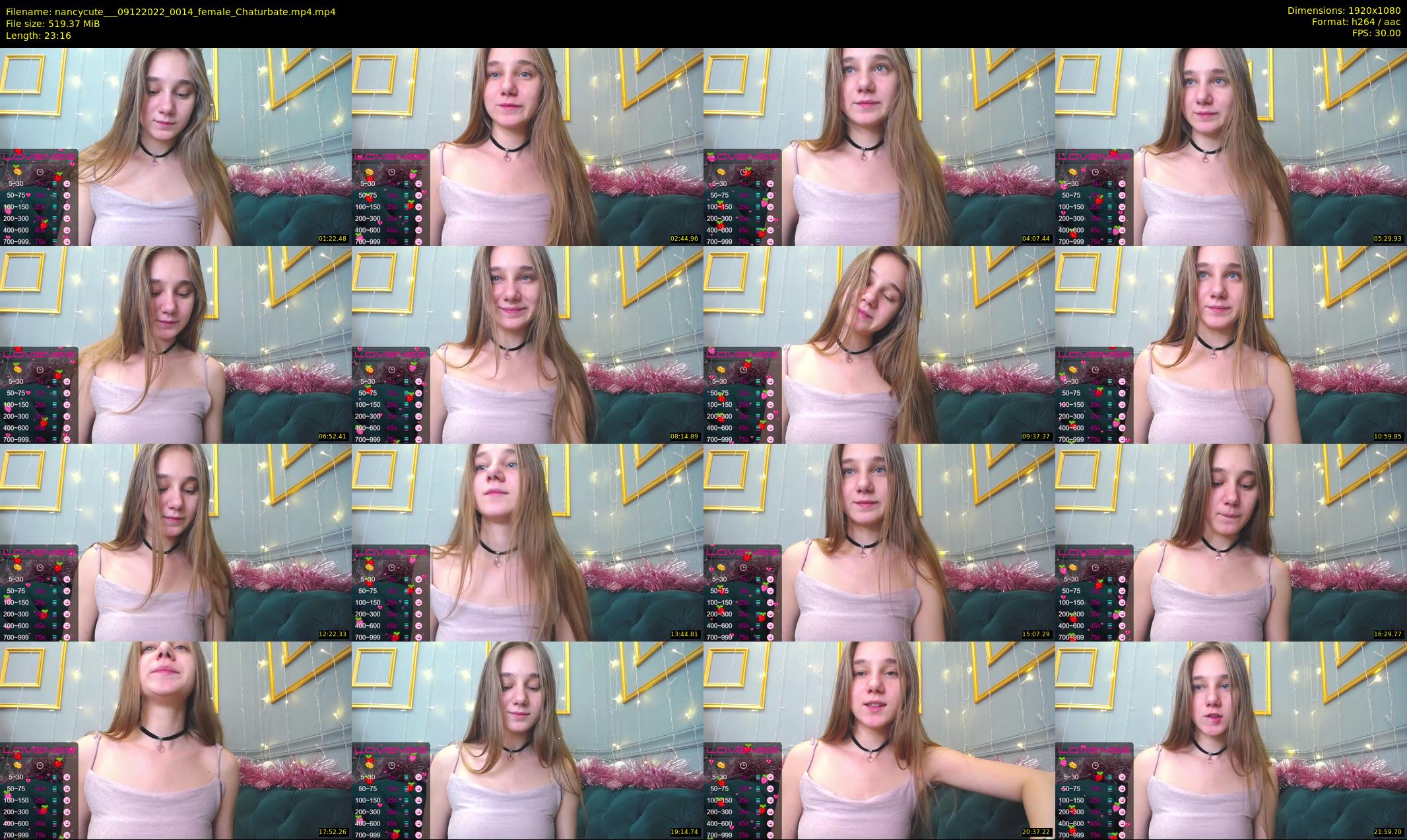 nancycute__ — 24 minute Chaturbate female cam show recording, 1080p, Dec 9, 2022