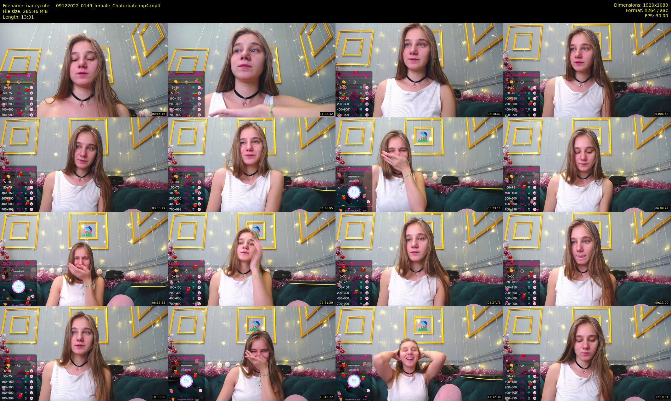 nancycute__ — 14 minute Chaturbate female cam show recording, 1080p, Dec 9, 2022