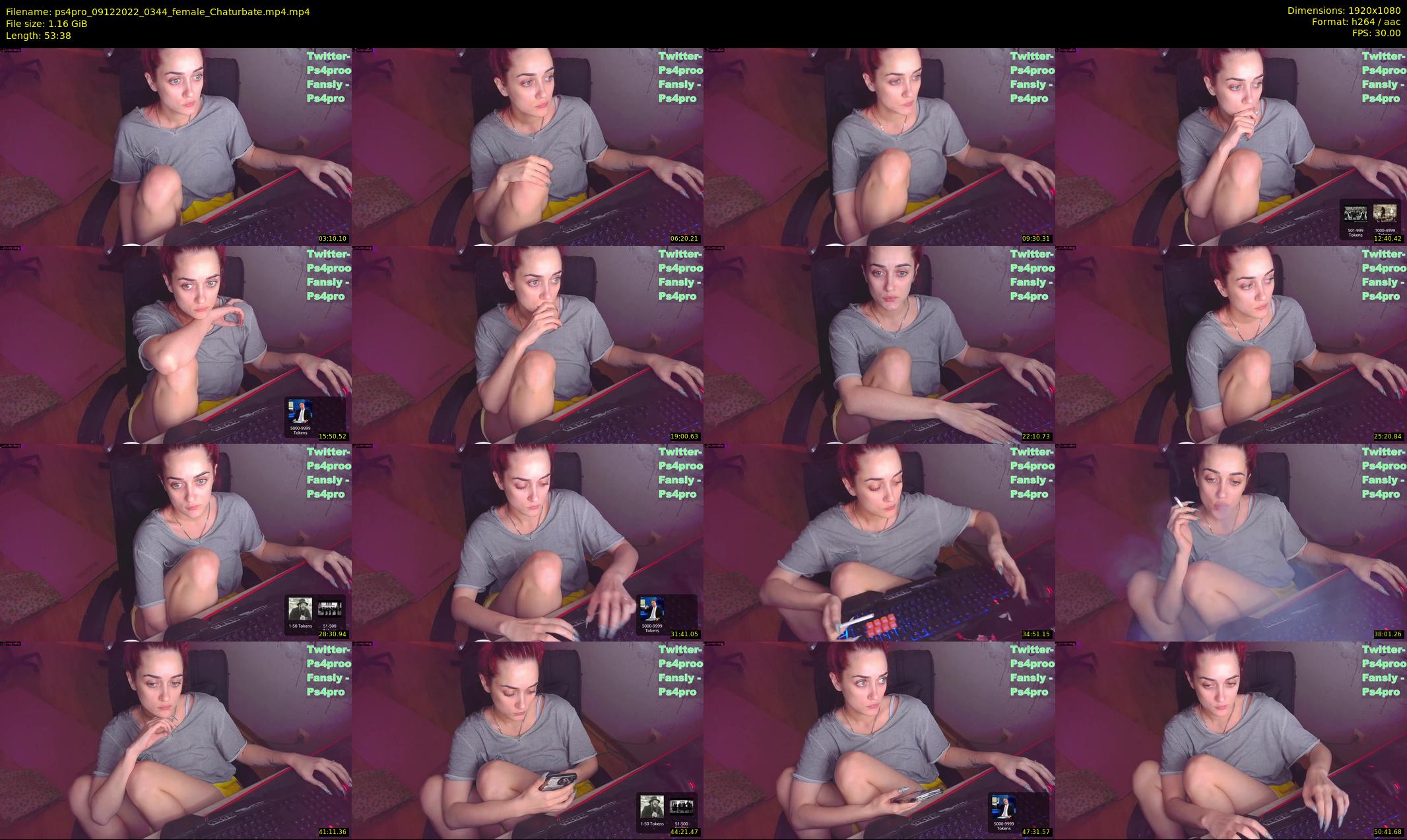 ps4pro — 54 minute Chaturbate female cam show recording, 1080p, Dec 9, 2022