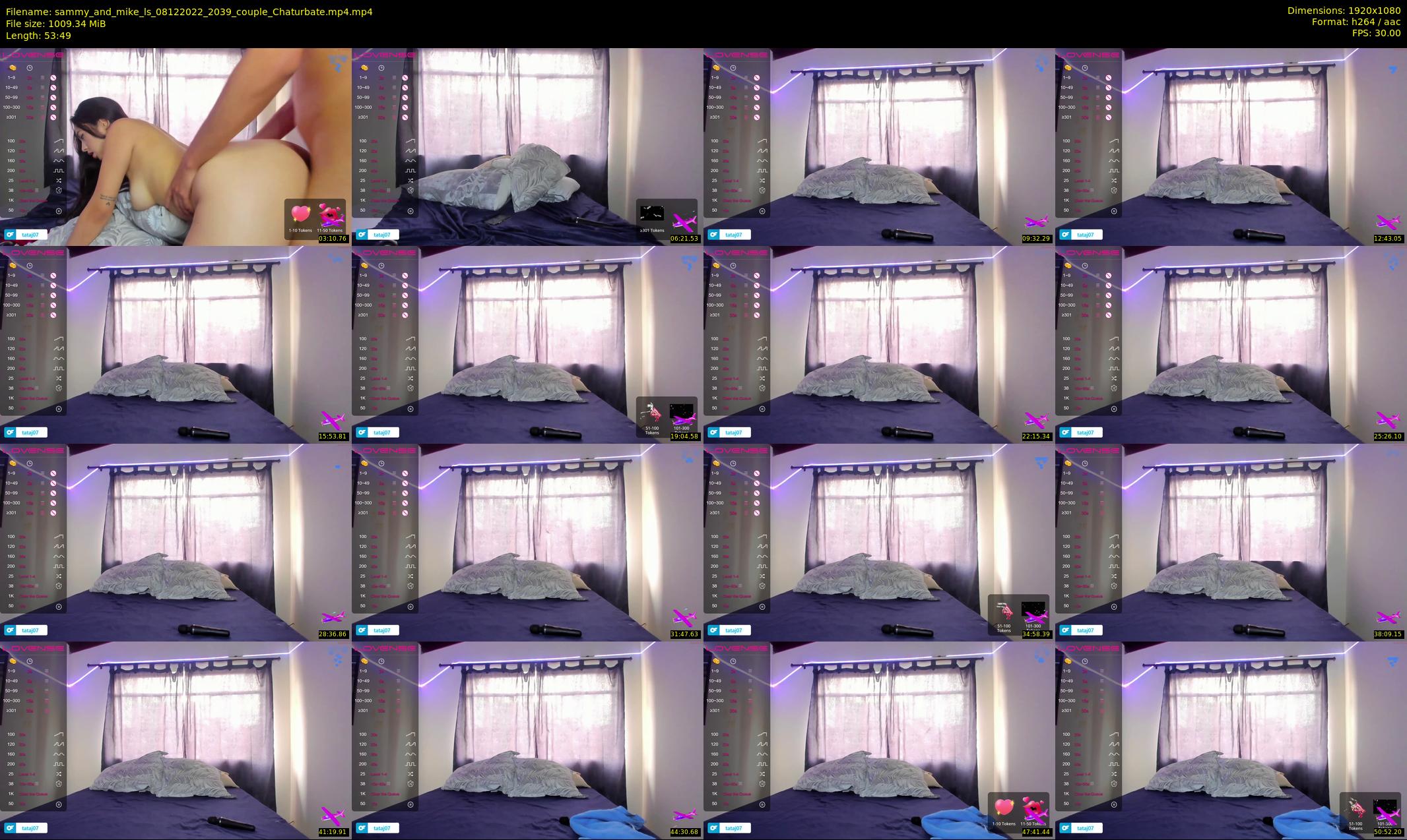 sammy_and_mike_ls — 54 minute Chaturbate couple cam show recording, 1080p, Dec 8, 2022