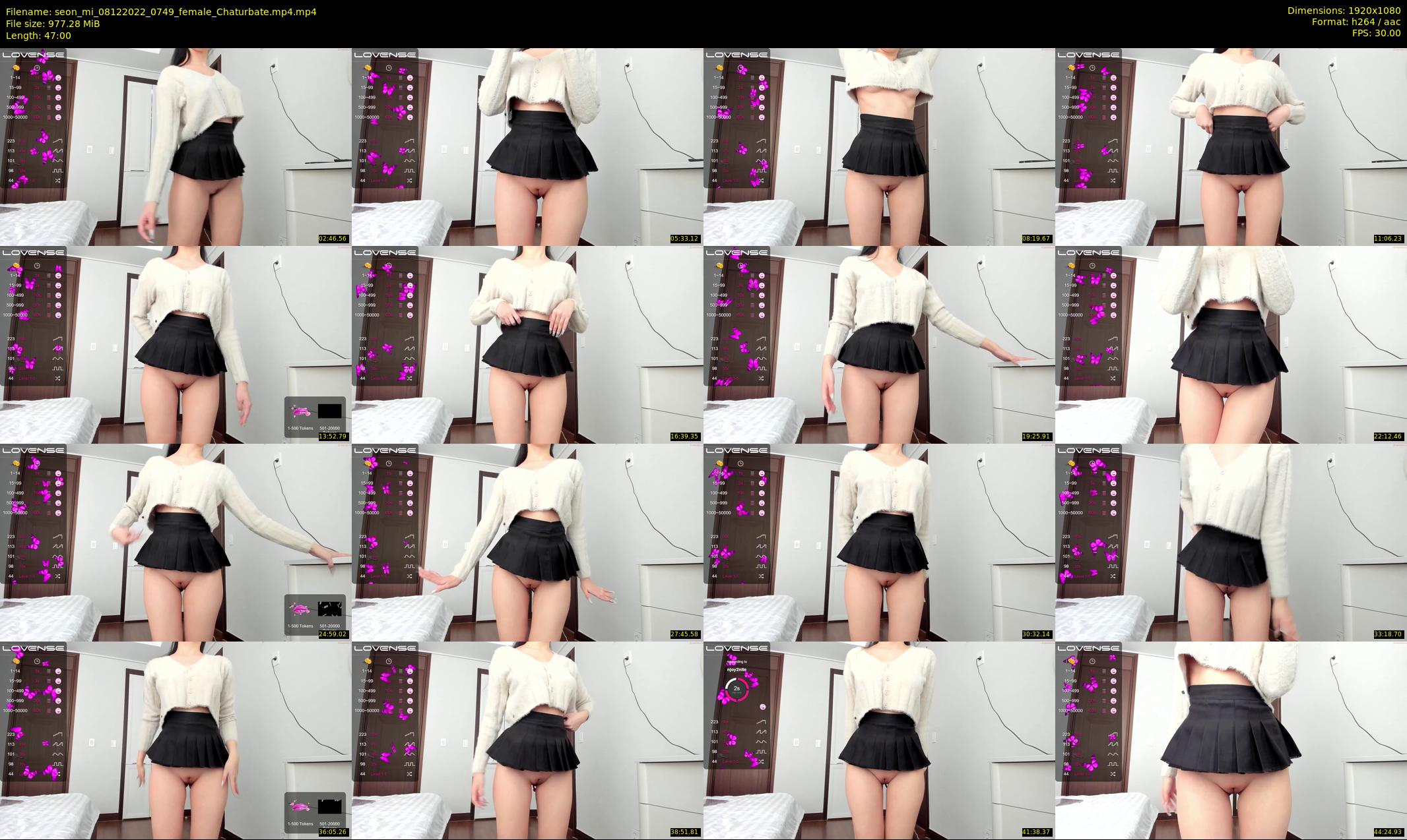 seon_mi — 47 minute Chaturbate female cam show recording, 1080p, Dec 8, 2022
