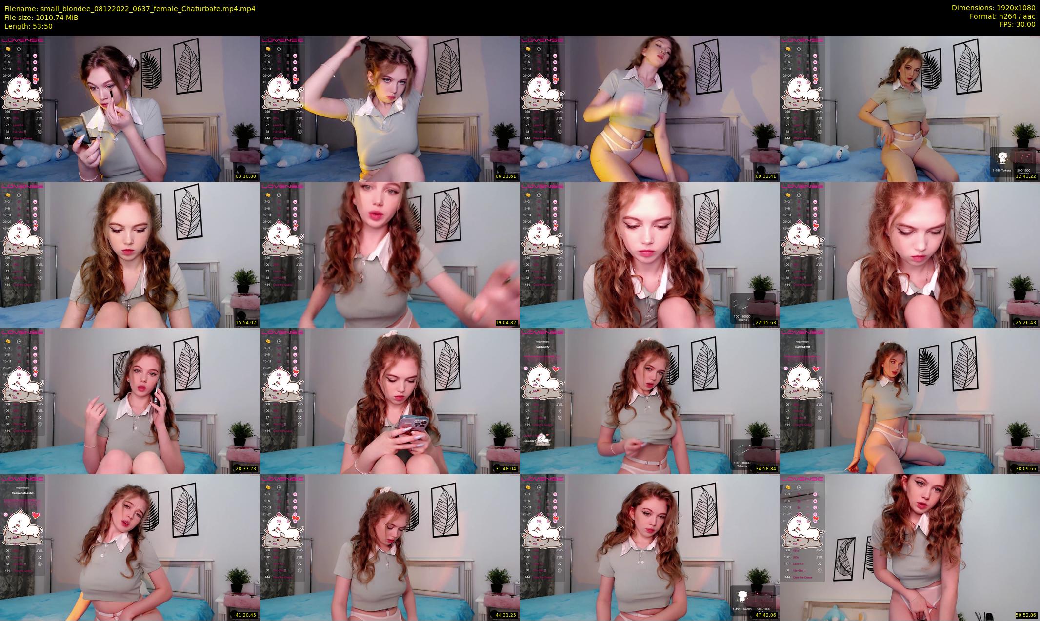 small_blondee — 54 minute Chaturbate female cam show recording, 1080p, Dec 8, 2022