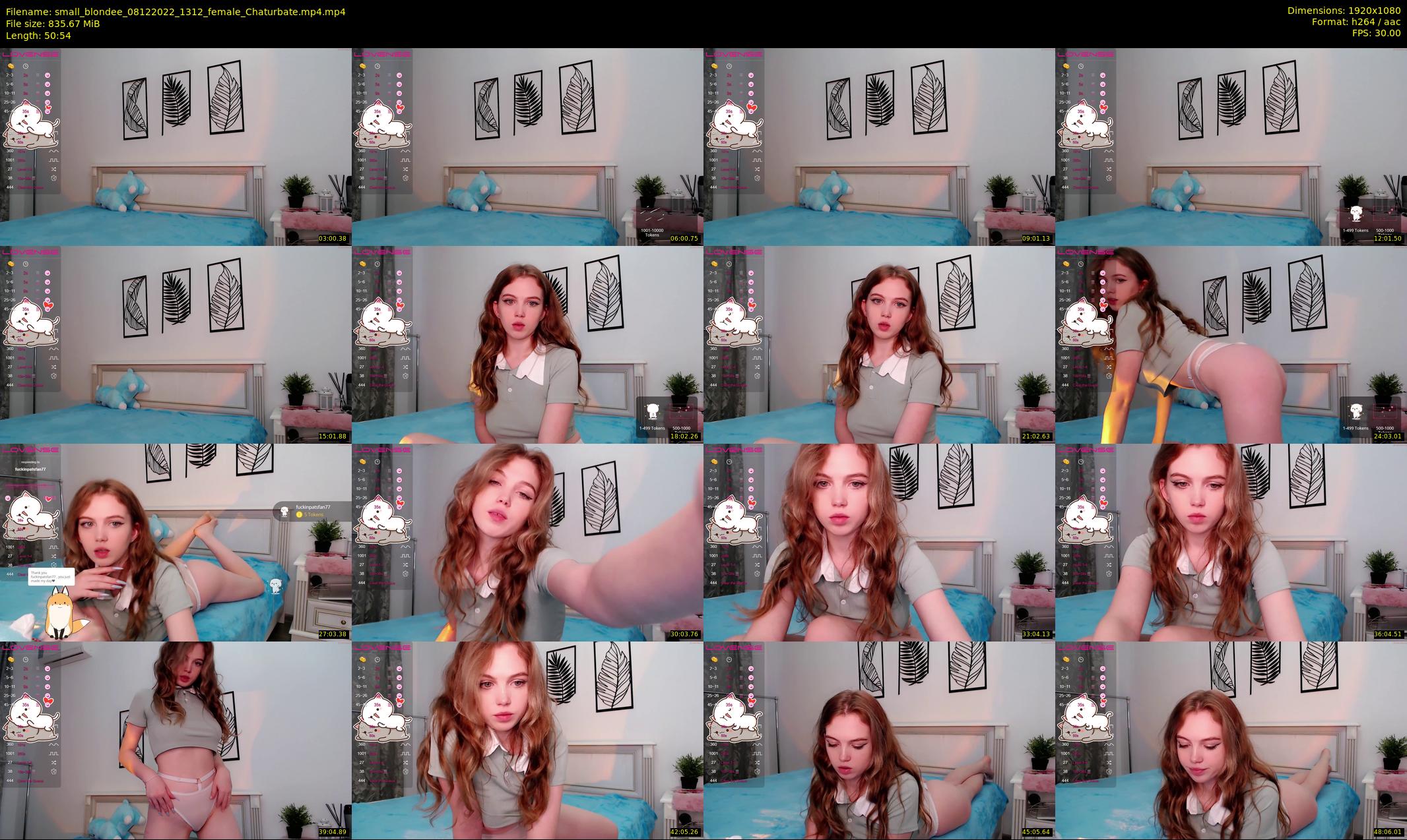 small_blondee — 51 minute Chaturbate female cam show recording, 1080p, Dec 8, 2022