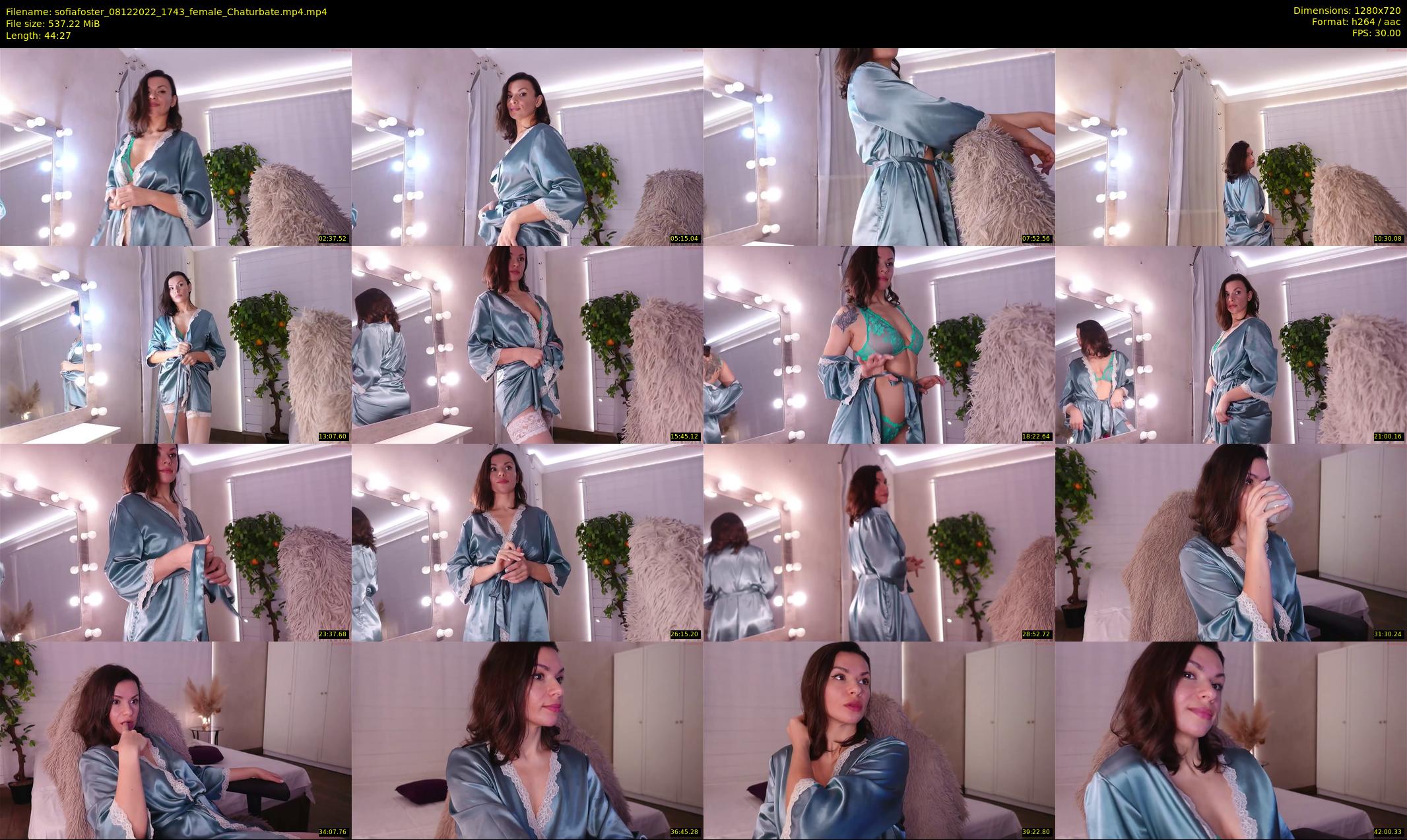 sofiafoster — 45 minute Chaturbate female cam show recording, 720p, Dec 8, 2022