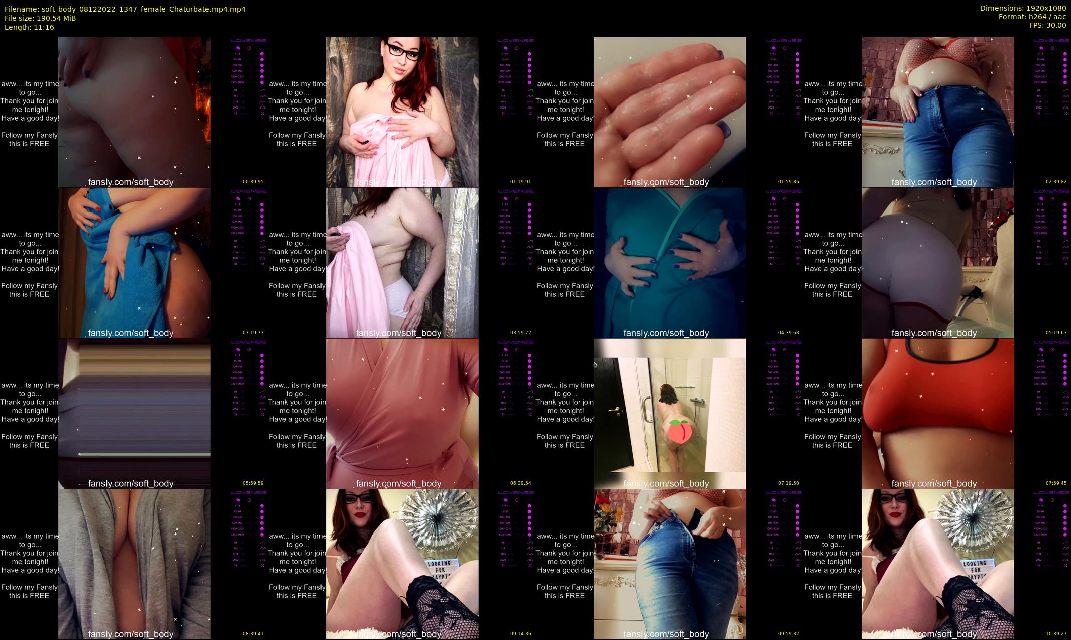 soft_body — 12 minute Chaturbate female cam show recording, 1080p, Dec 8, 2022