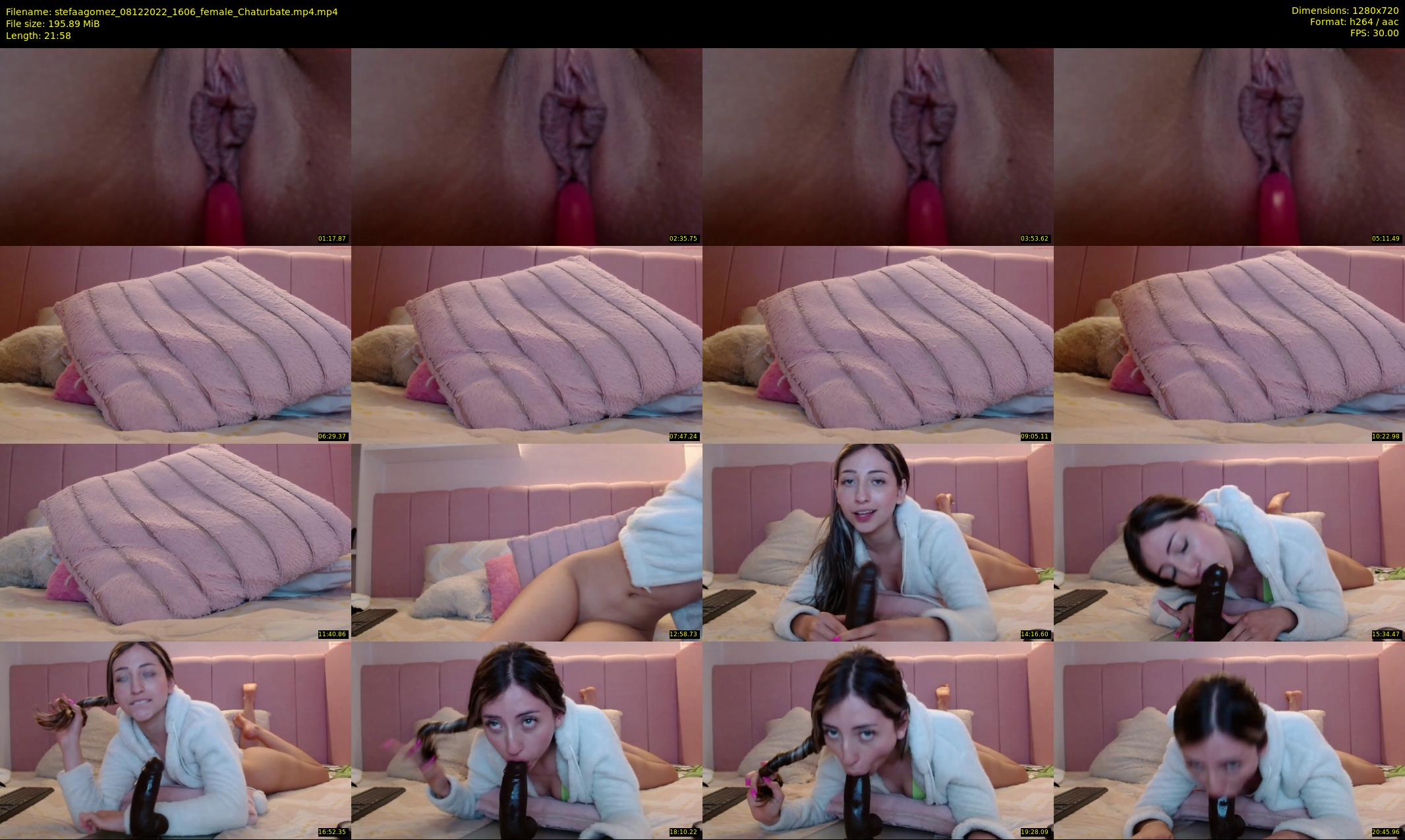 stefaagomez — 22 minute Chaturbate female cam show recording, 720p, Dec 8, 2022