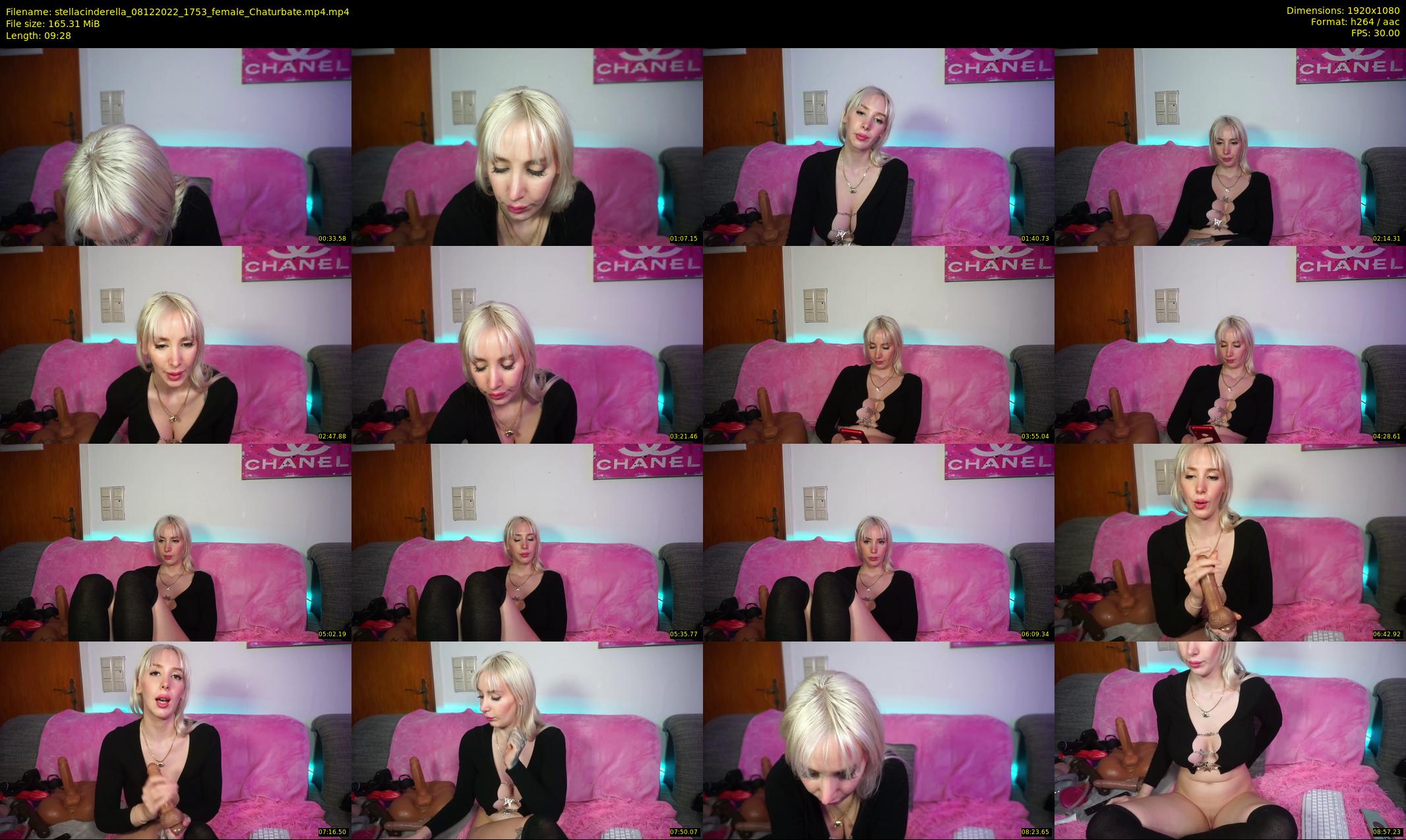 stellacinderella — 10 minute Chaturbate female cam show recording, 1080p, Dec 8, 2022